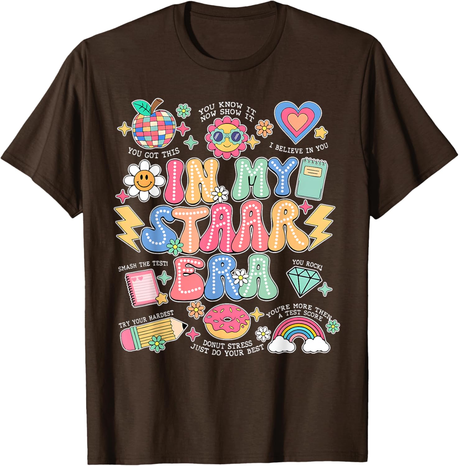 In My Staar Era Motivational Testing Test Day Boy Girl Kid T-Shirt