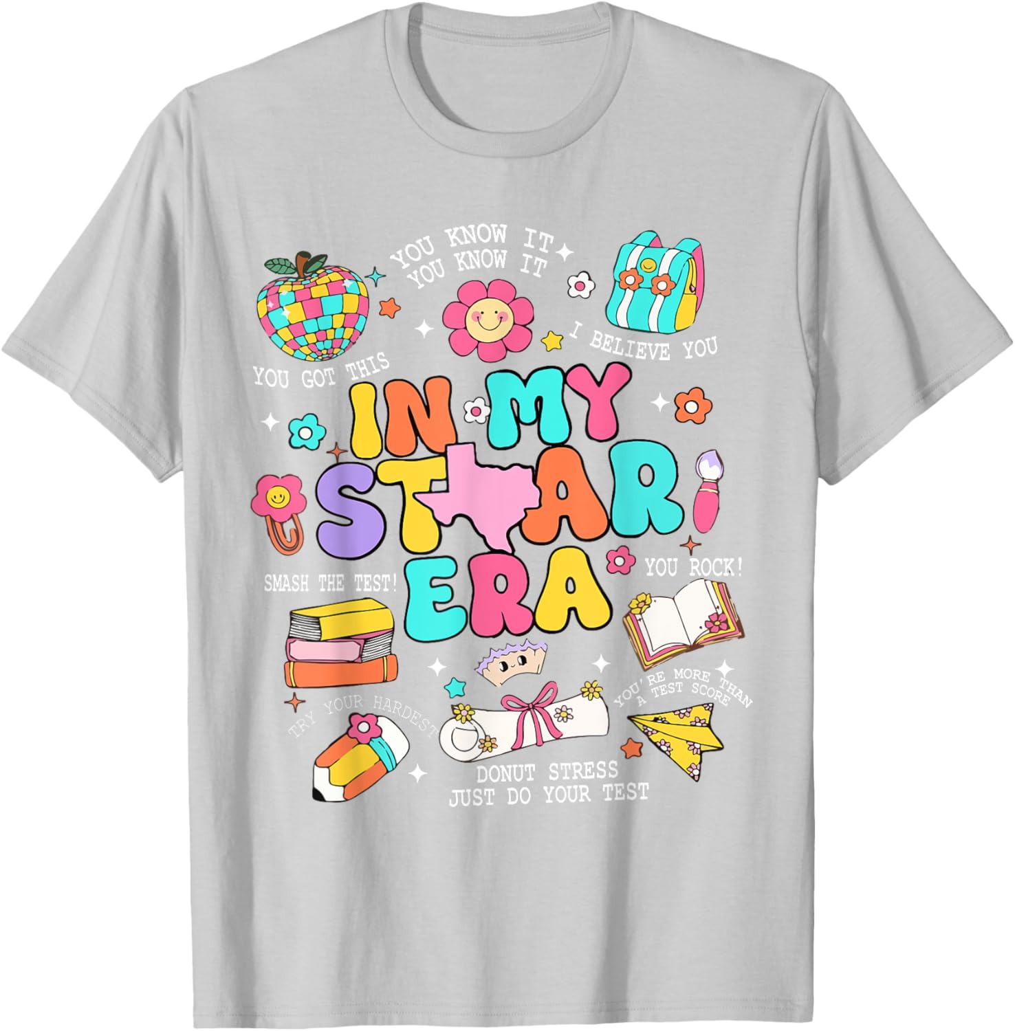 In My Staar Era Motivational Testing Test Day Boy Girl Kid T-Shirt