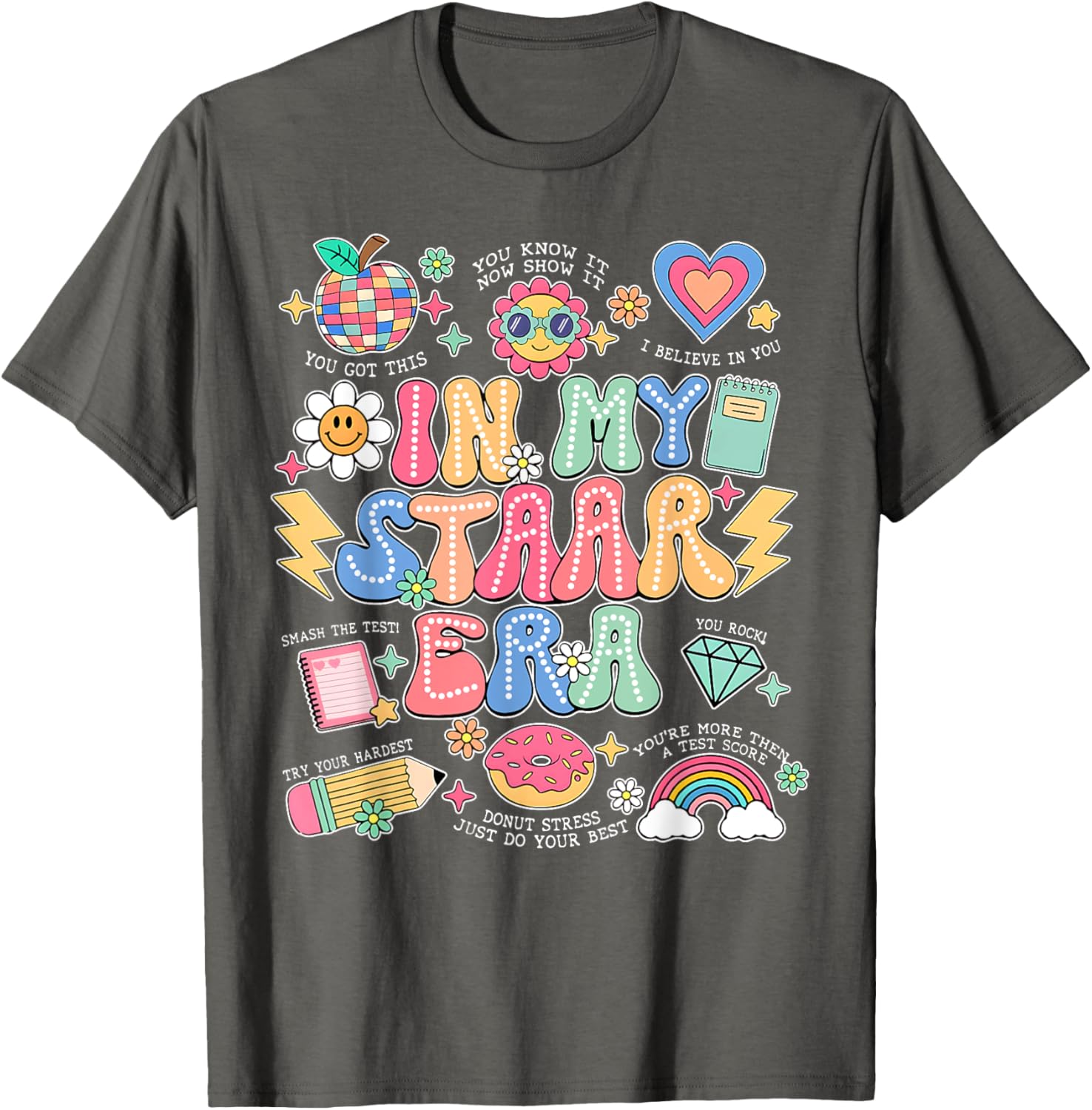 In My Staar Era Motivational Testing Test Day Boy Girl Kid T-Shirt