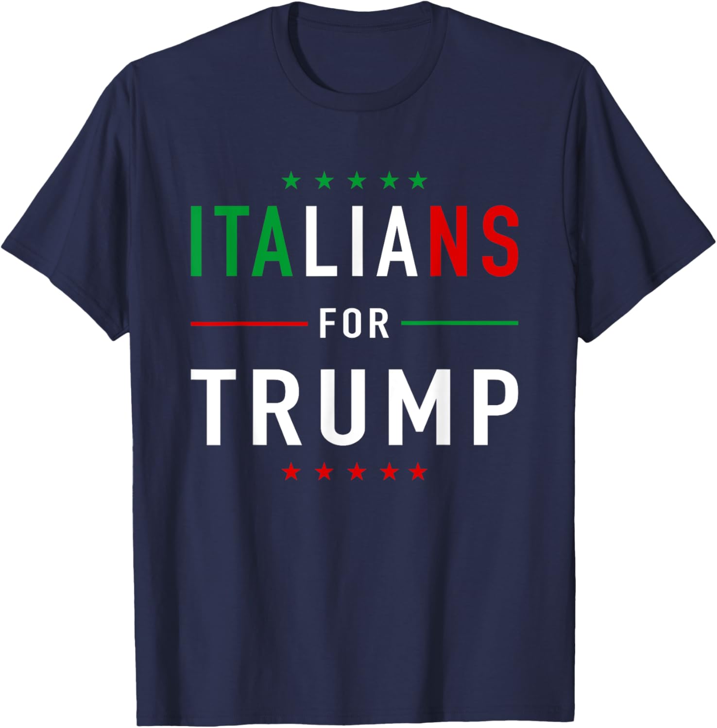 Italians For Trump Tee Pro Trump Italiano Supporter T-Shirt