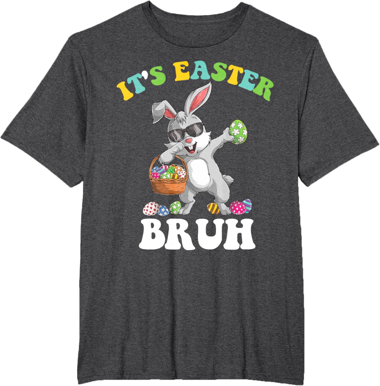 It's Easter Bruh Dabbing Rabbit Easter Day Boys Girls Kids T-Shirt