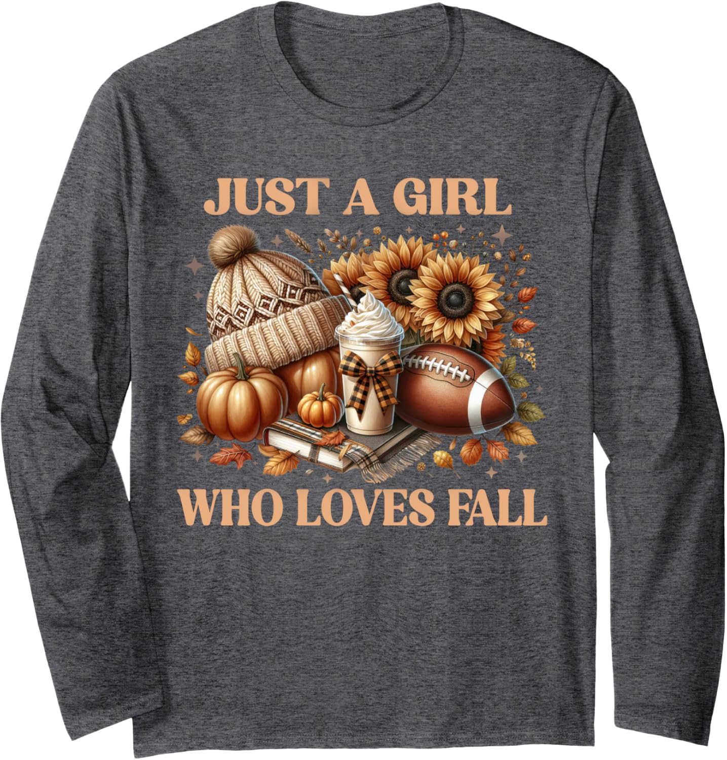 Its Fall Yall Pumpkin Season Just a Girl Who Loves Fall Vibe Long Sleeve T-Shirt