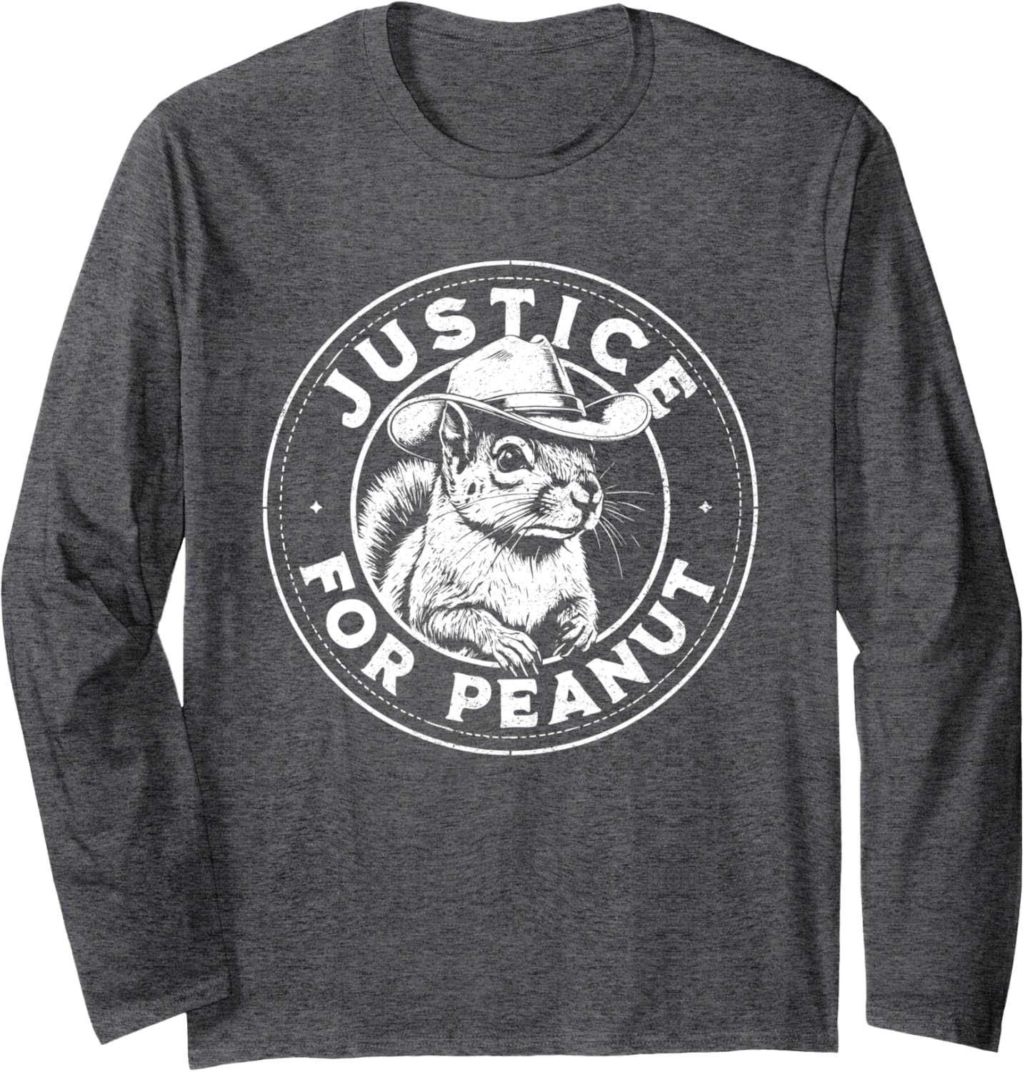 Justice For Peanut The Squirrel - P’nut PNut Peanut Squirrel Long Sleeve T-Shirt