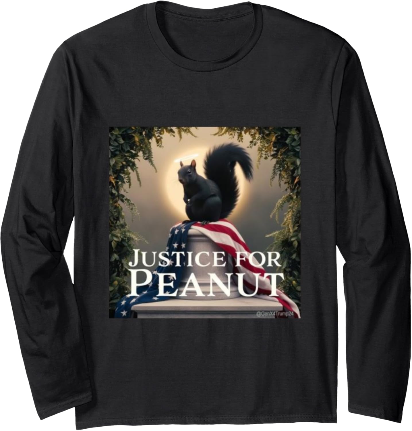 Justice For Peanut The Squirrel Tee - Peanut Squirrel Long Sleeve T-Shirt