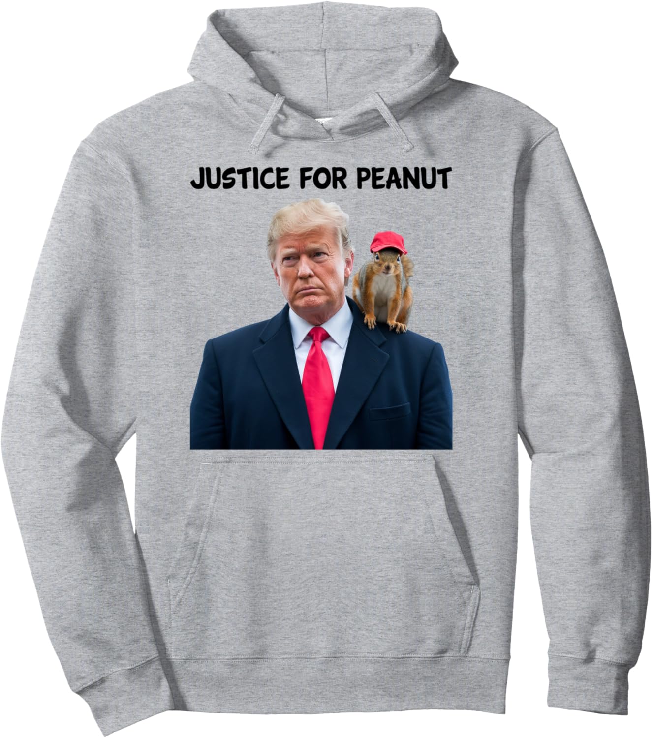 Justice for Peanut - Trump Peanut the Squirrel 2024 Pullover Hoodie