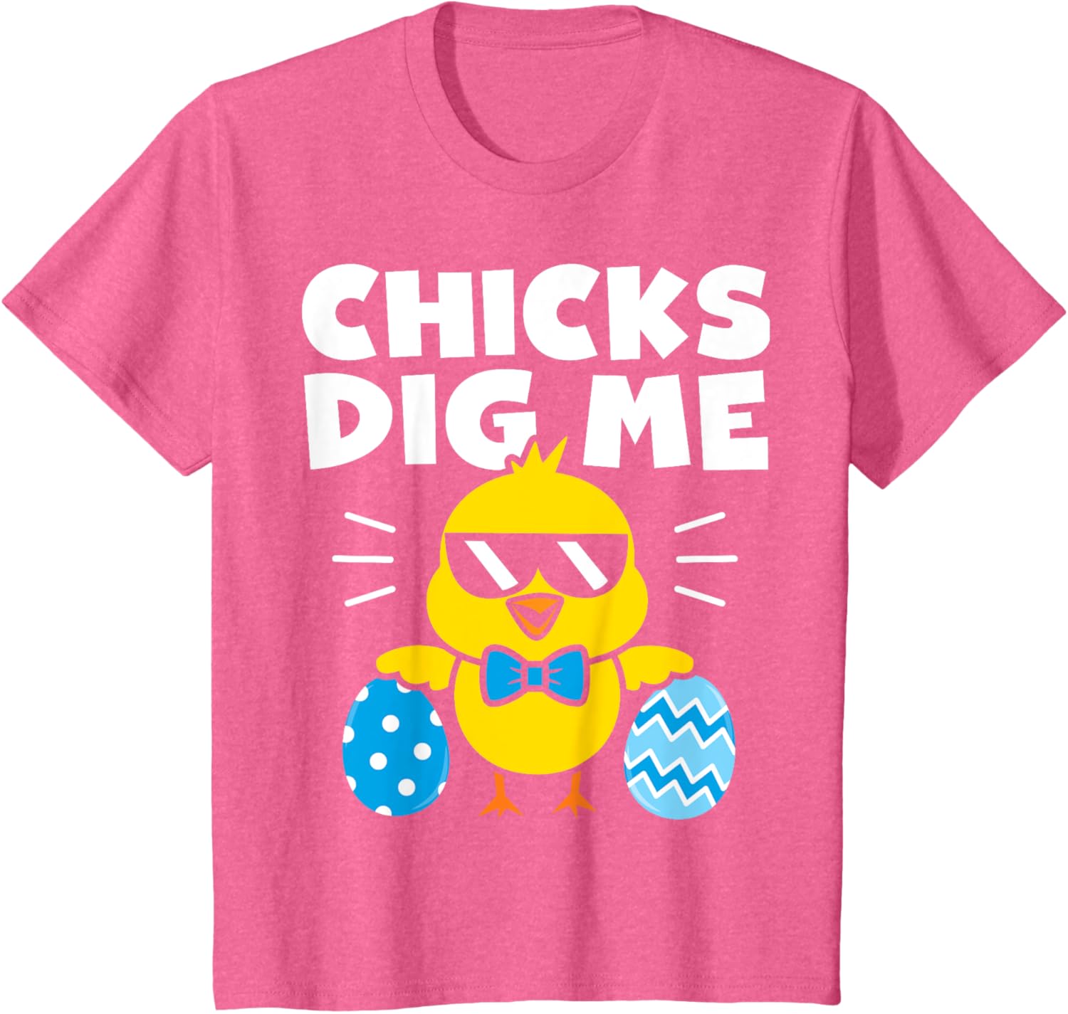 Kids Boys Easter Shirt Chicks Dig Me Easter Egg Hunt Kids Toddler T-Shirt