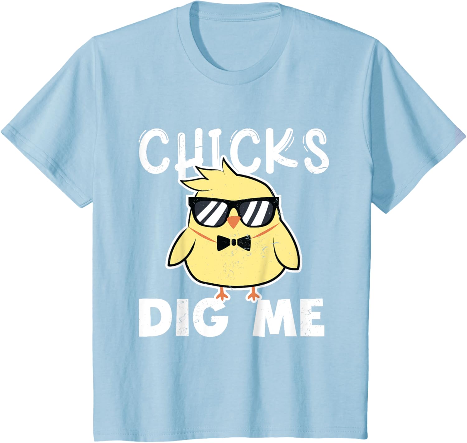 Kids Chicks Dig Me 2018 Happy Easter T-Shirt