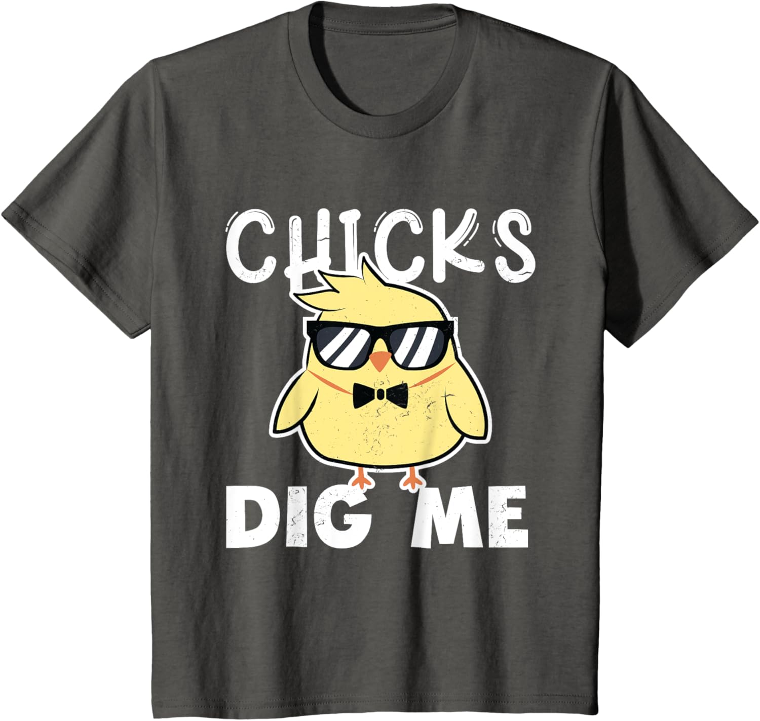 Kids Chicks Dig Me 2018 Happy Easter T-Shirt