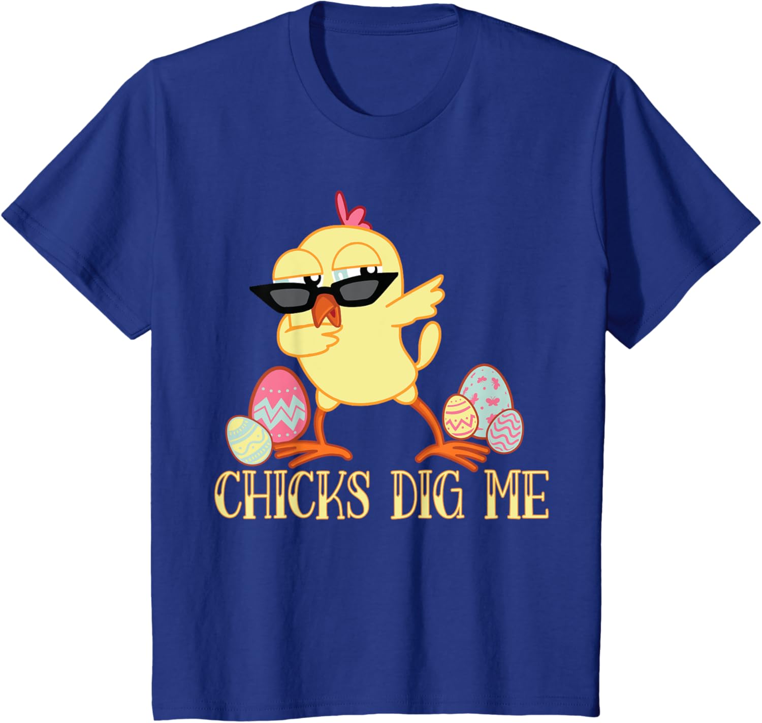 Kids Chicks Dig Me Dabbing Chicken Clothing Toddler Boys Easter T-Shirt