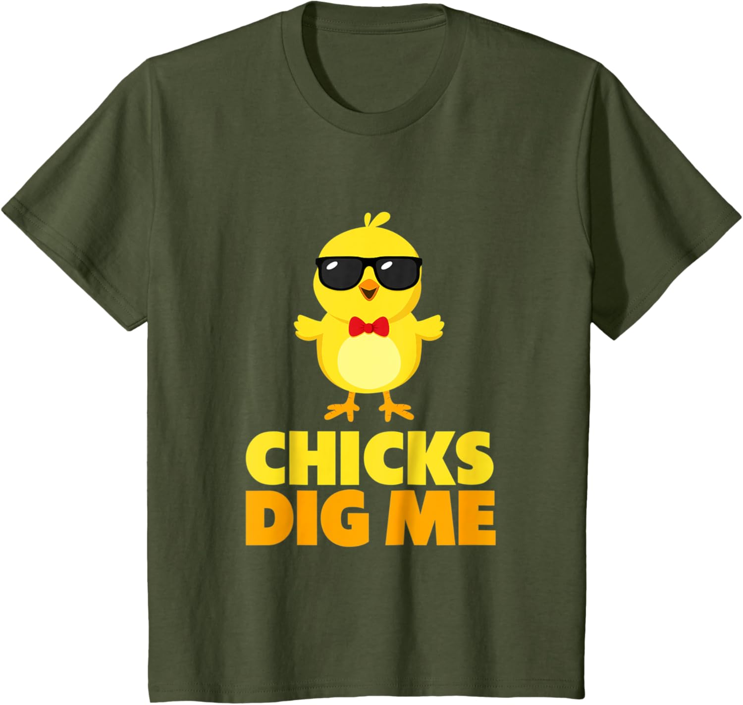 Kids Chicks Dig Me Happy Easter Day Egg Hunt Toddler Boy Funny T-Shirt