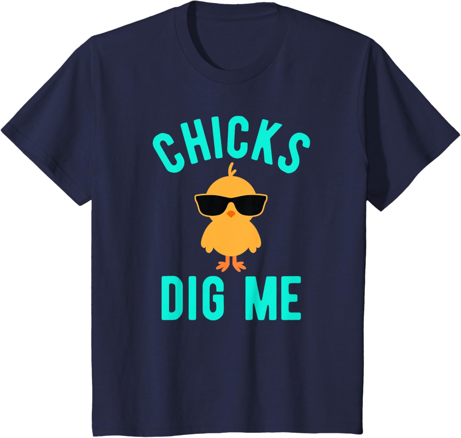 Kids Chicks Dig Me T Shirt - Funny Easter Shirts for Boys Youth