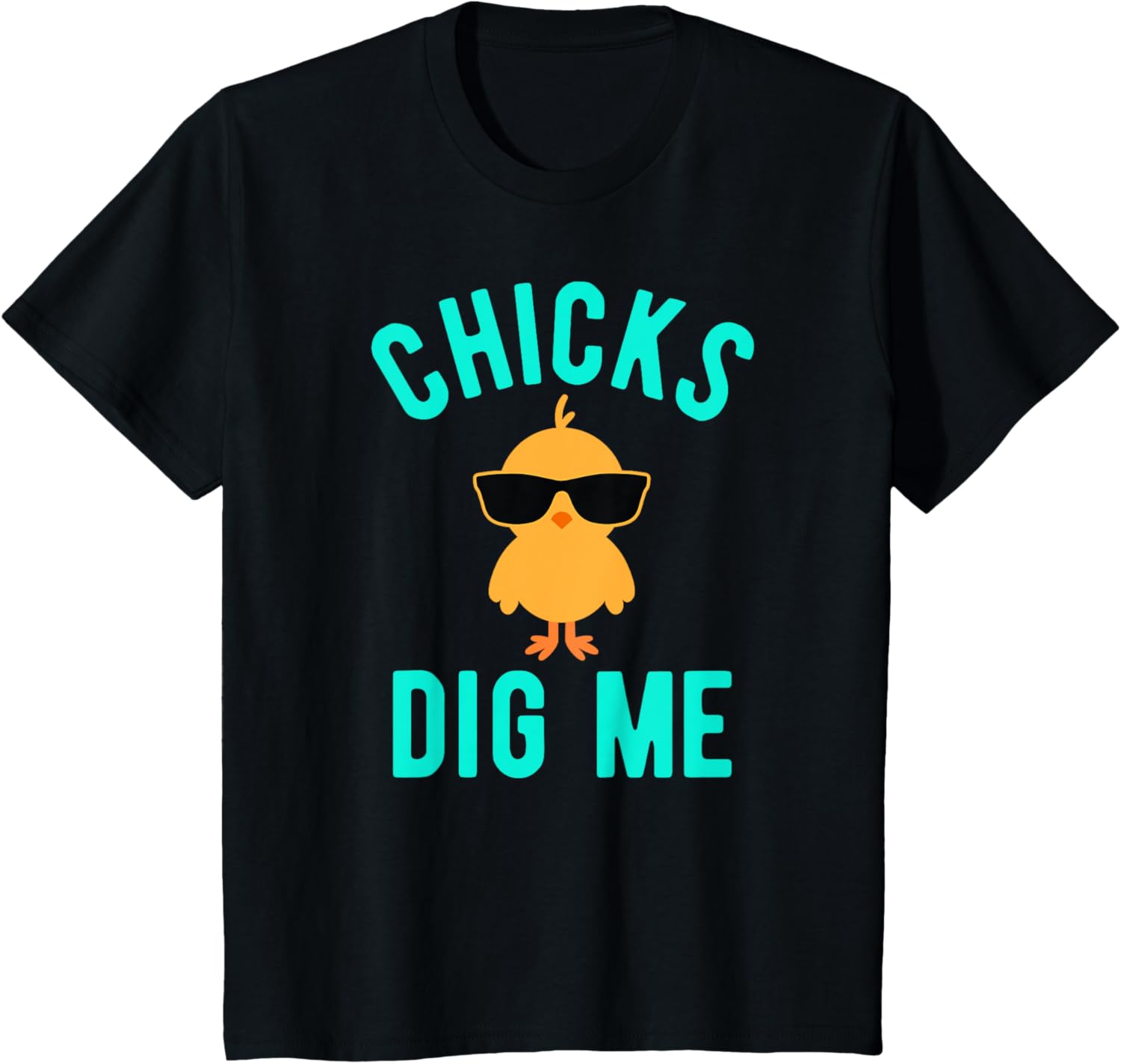 Kids Chicks Dig Me T Shirt - Funny Easter Shirts for Boys Youth