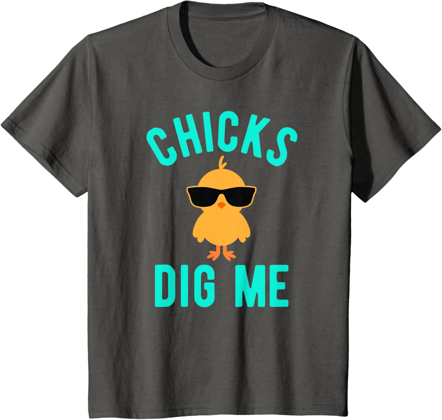 Kids Chicks Dig Me T Shirt - Funny Easter Shirts for Boys Youth