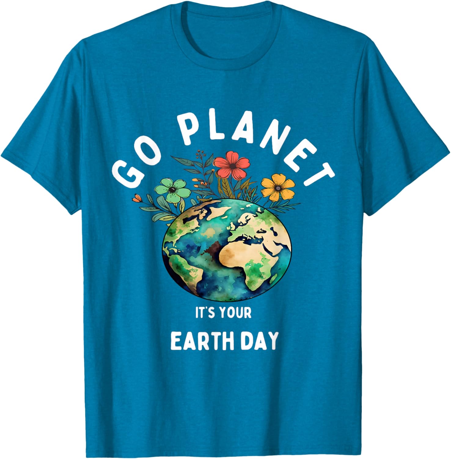 Kids Cute Earth Day Go Planet Its Your Earth Day Toddler Boy T-Shirt
