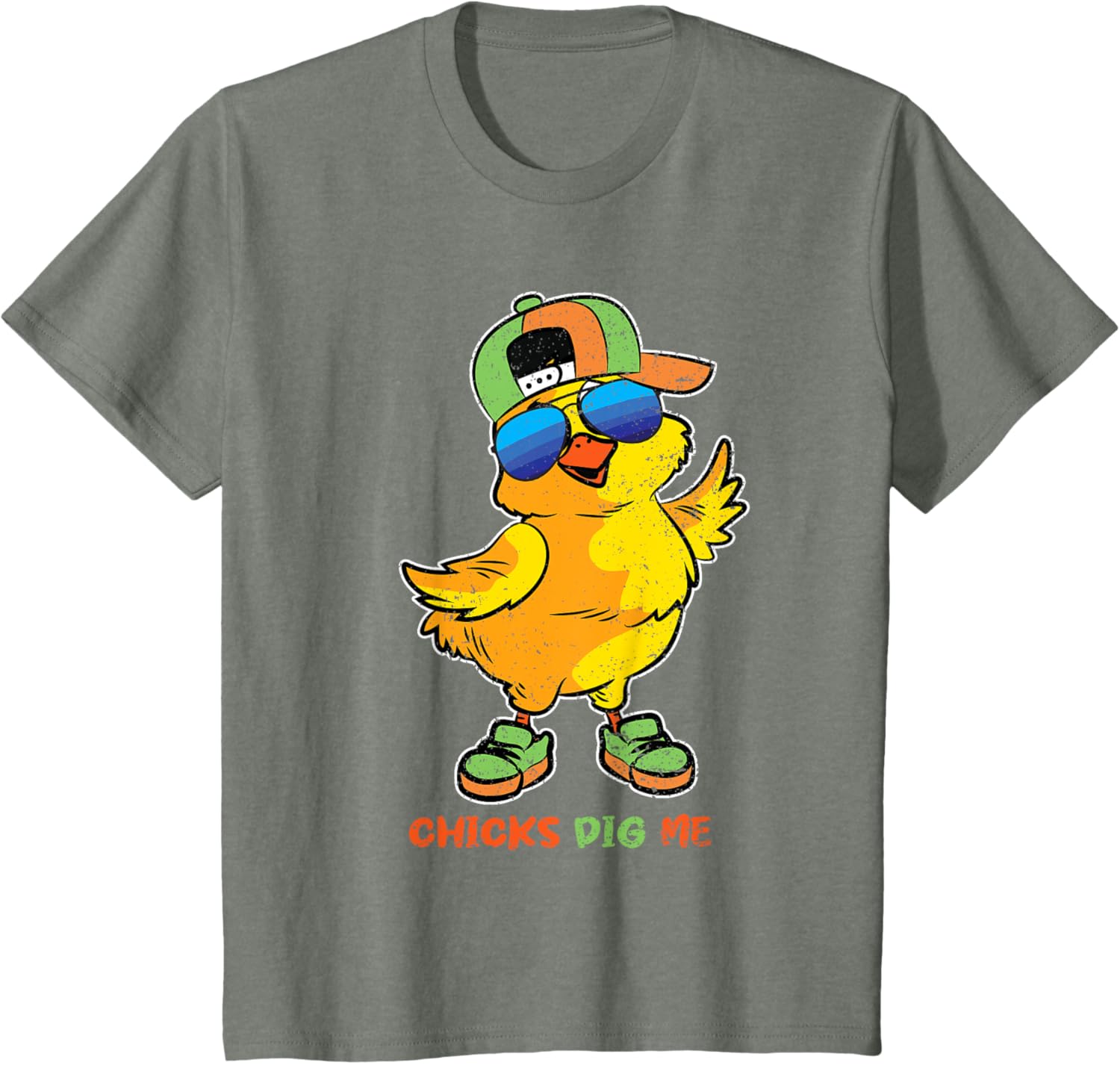 Kids Easter Boys Toddlers Kids Chicks Dig Me Funny Egg Hunting T-Shirt