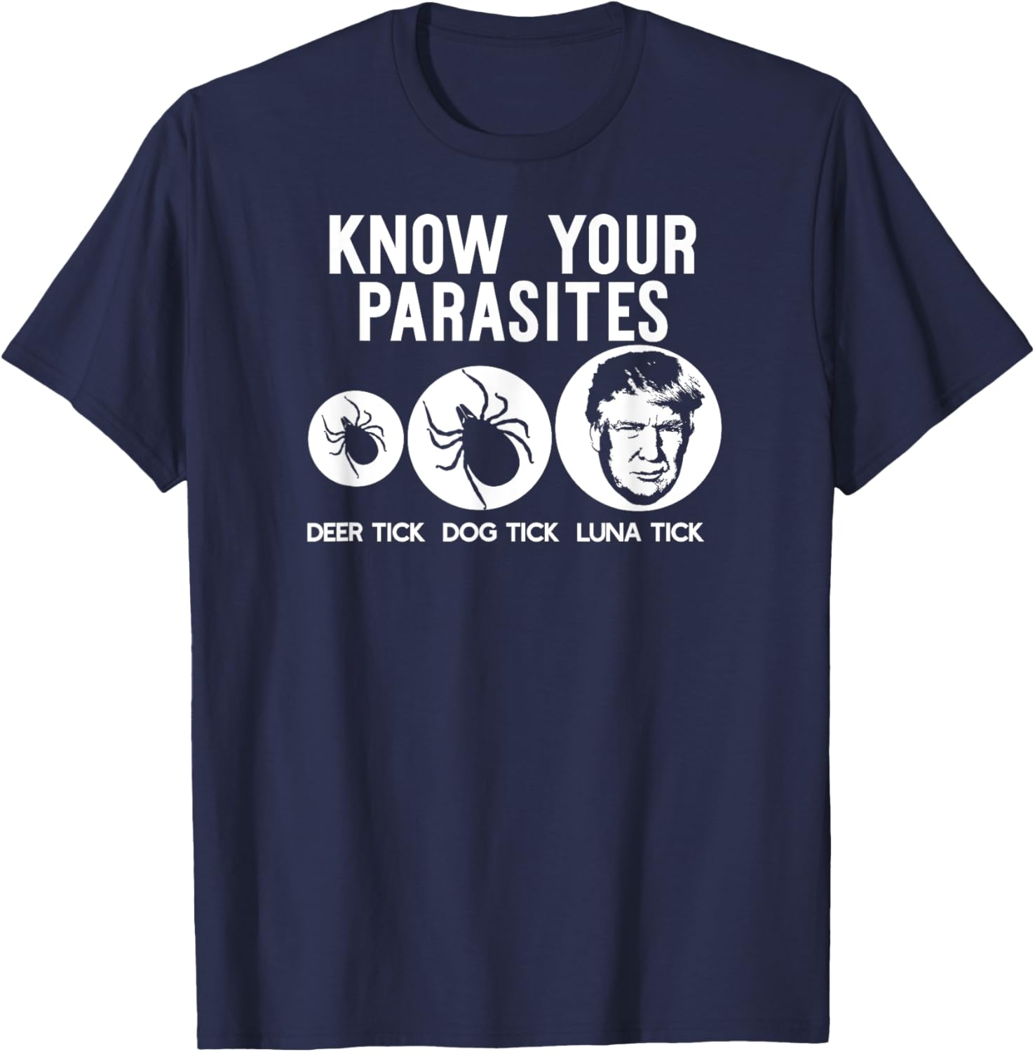 KNOW YOUR PARASITES Anti-Trump RESIST T Shirt Funny Gift T-Shirt