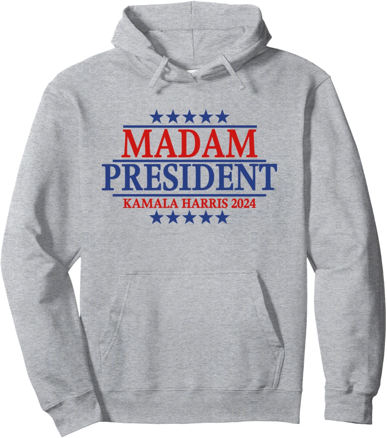 Madam President Kamala Harris 2024 Vote Democrat Beat Trump Pullover Hoodie