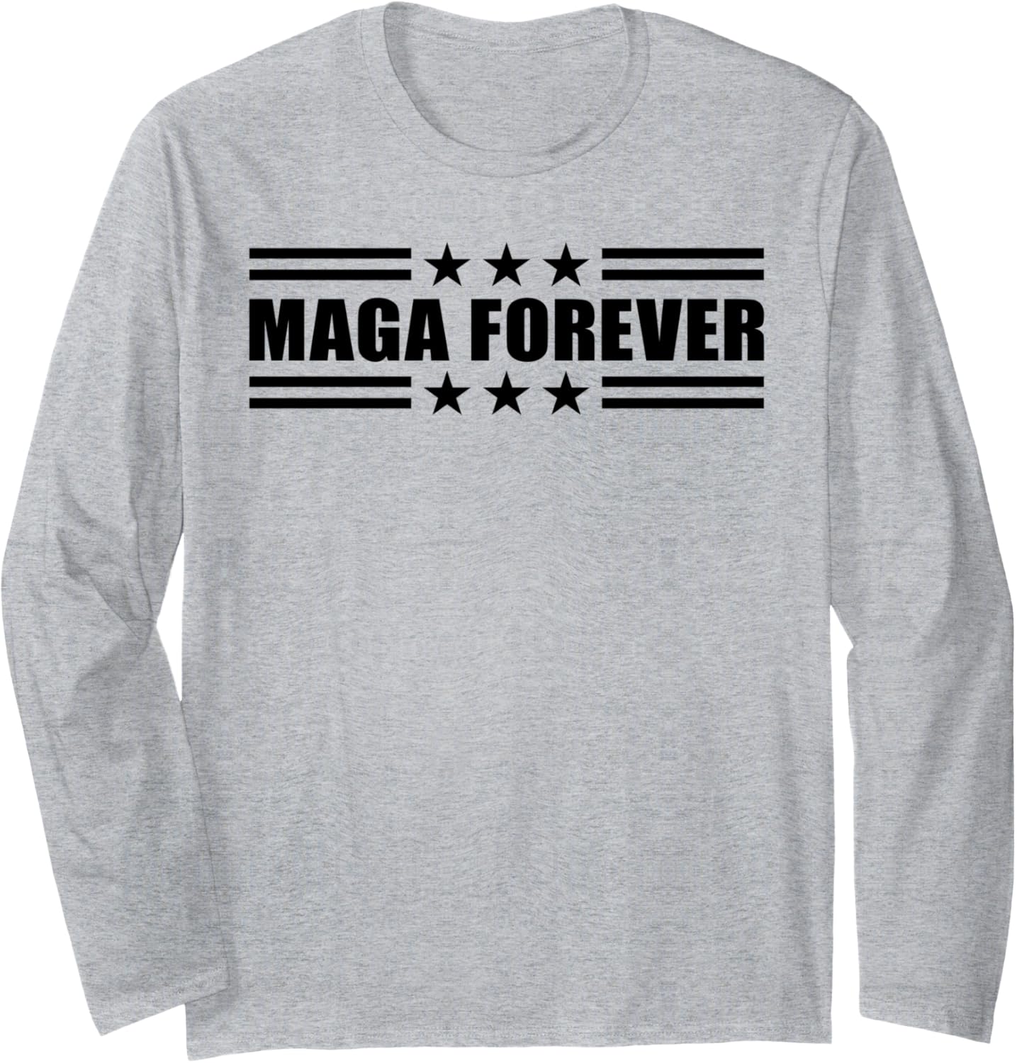 Maga Forever Trump 47 Outfit America Flag Maga Forever Long Sleeve T-Shirt