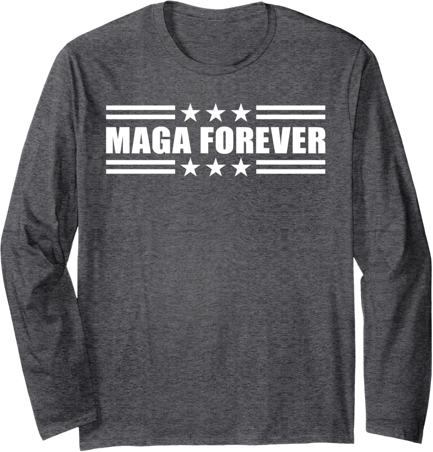 Maga Forever Trump 47 Outfit America Flag Maga Forever Long Sleeve T-Shirt