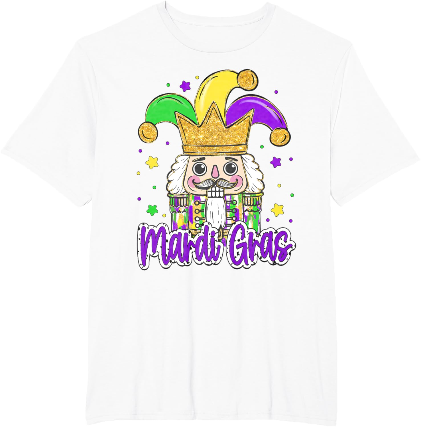 Mardi Gras Nutcracker Jeaster Hat Carnival Men Women Kid T-Shirt