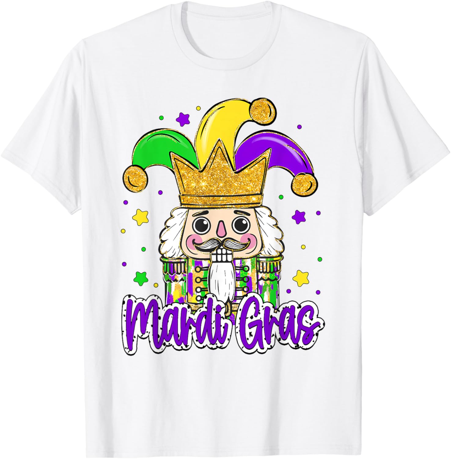 Mardi Gras Nutcracker Jeaster Hat Carnival Men Women Kid T-Shirt