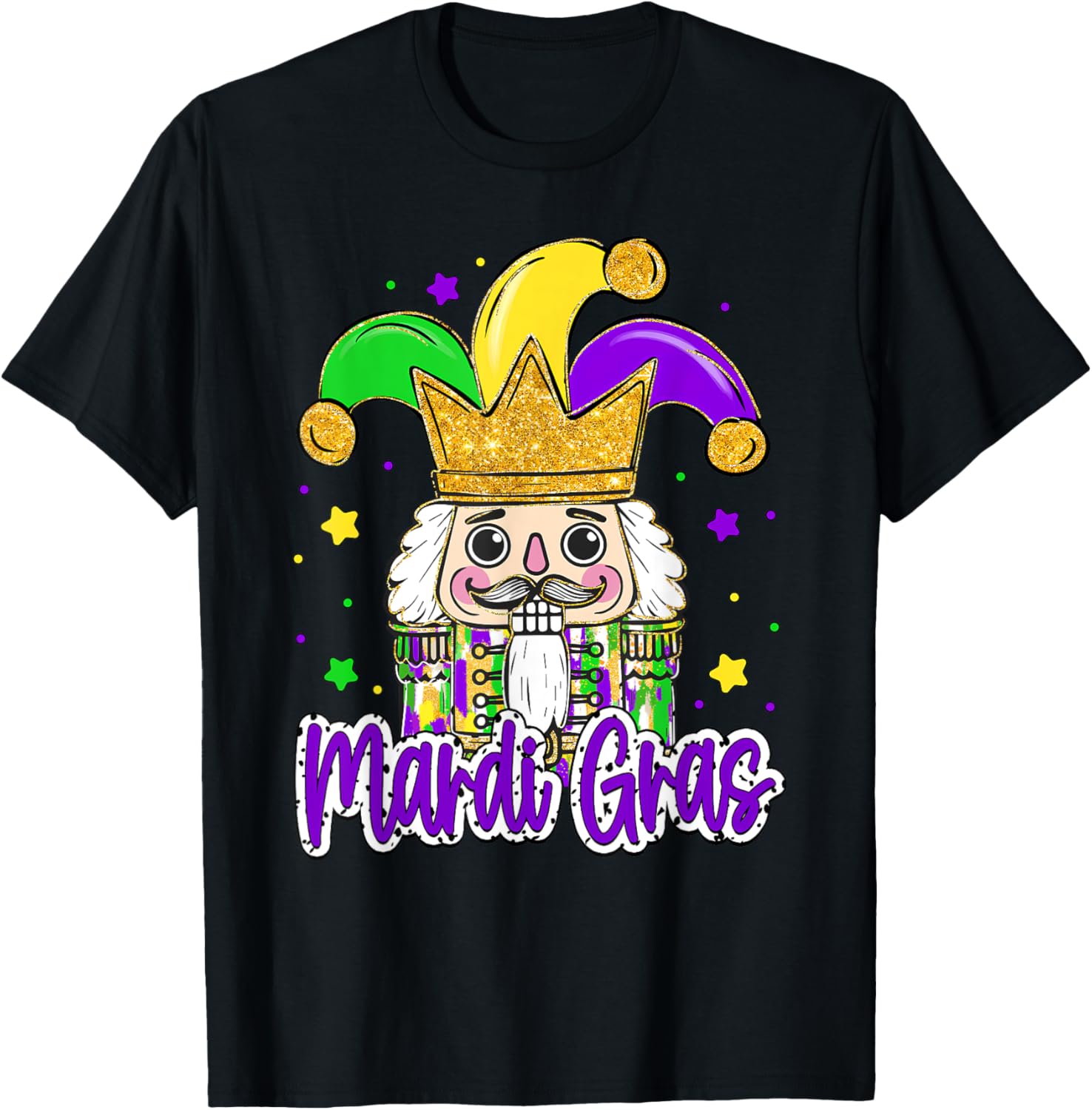 Mardi Gras Nutcracker Jeaster Hat Carnival Men Women Kid T-Shirt