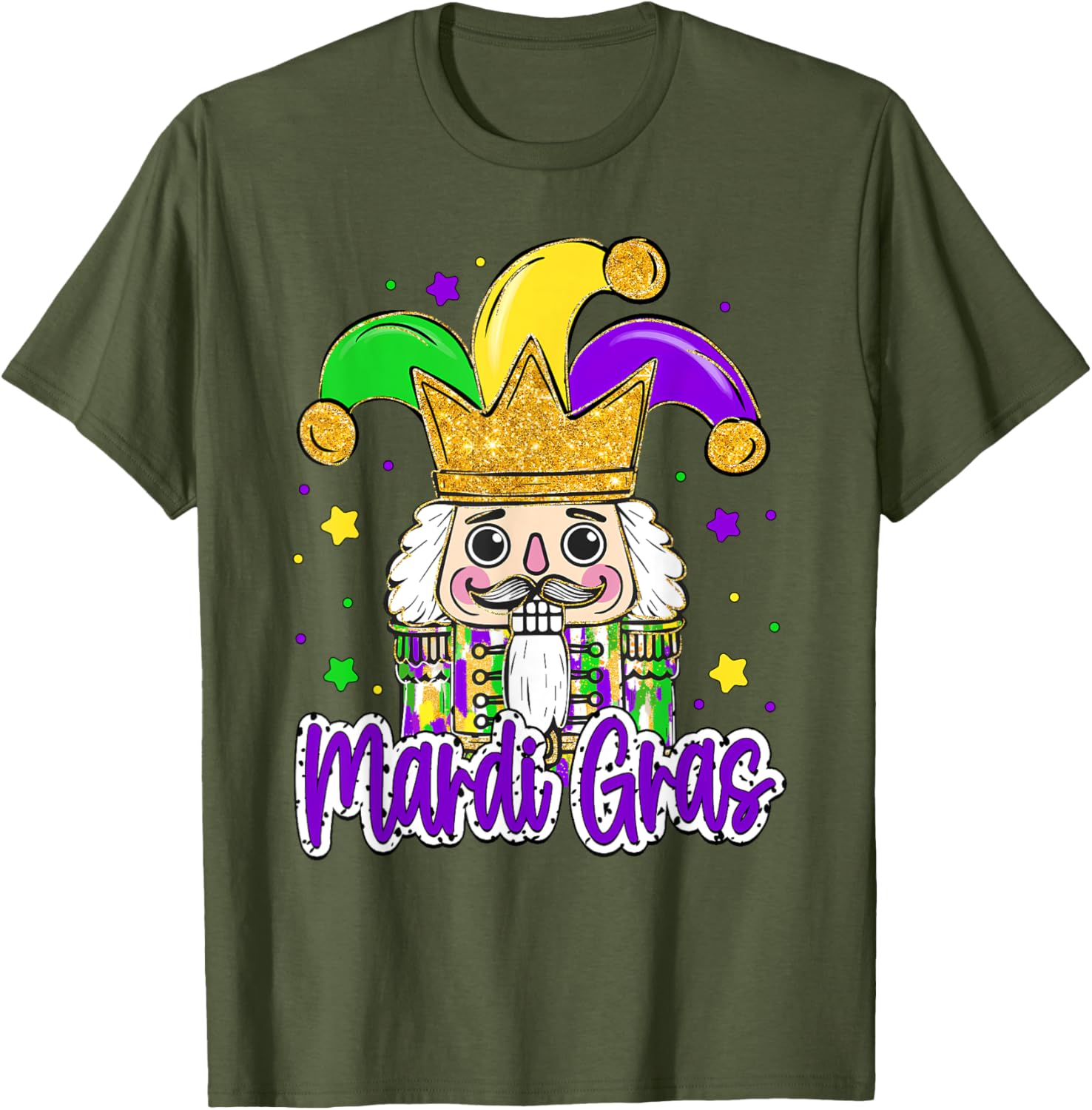 Mardi Gras Nutcracker Jeaster Hat Carnival Men Women Kid T-Shirt