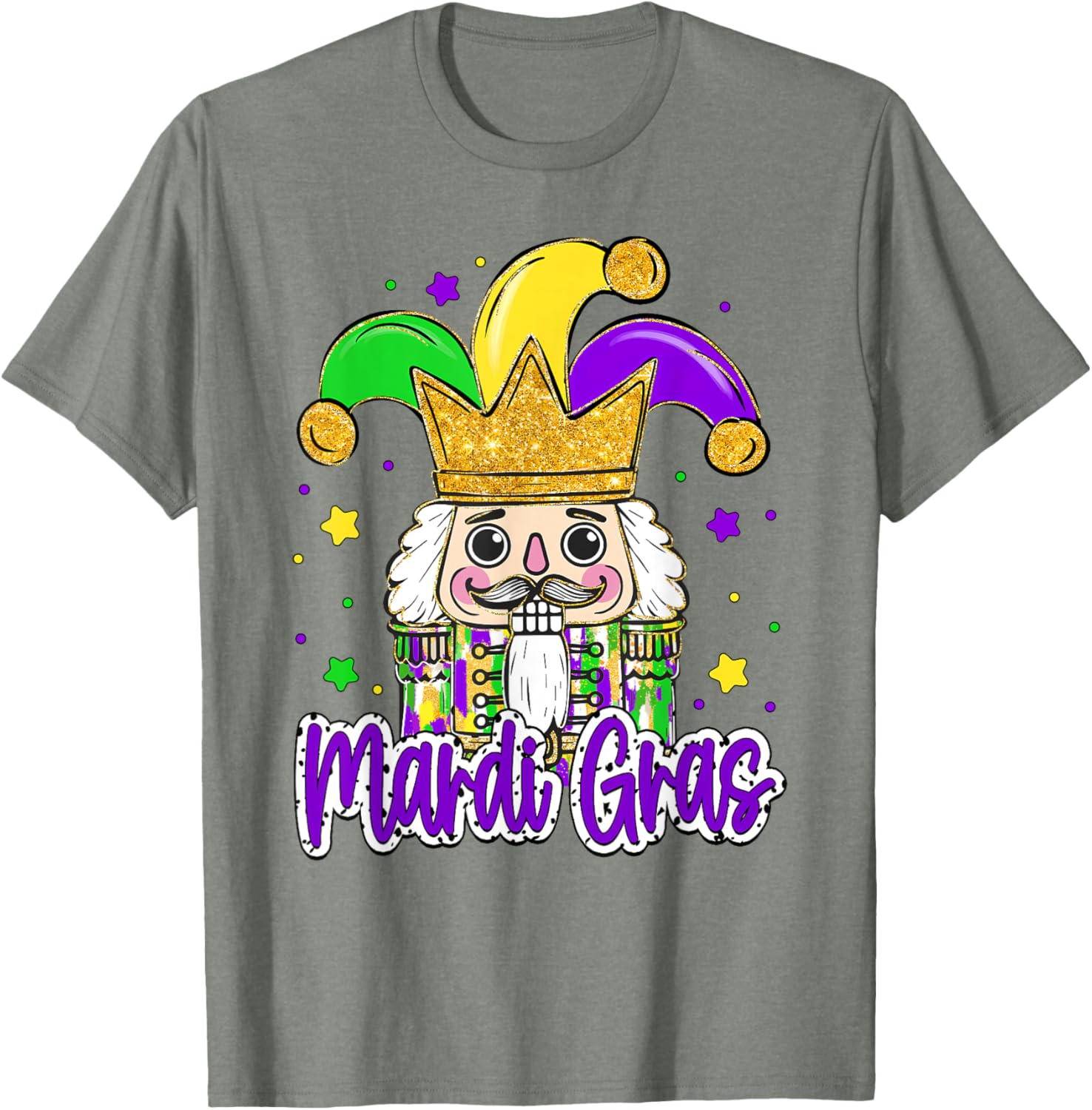 Mardi Gras Nutcracker Jeaster Hat Carnival Men Women Kid T-Shirt