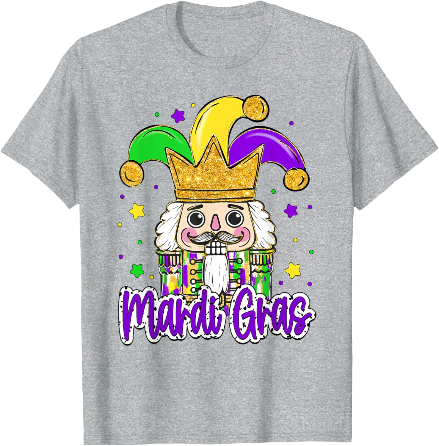 Mardi Gras Nutcracker Jeaster Hat Carnival Men Women Kid T-Shirt