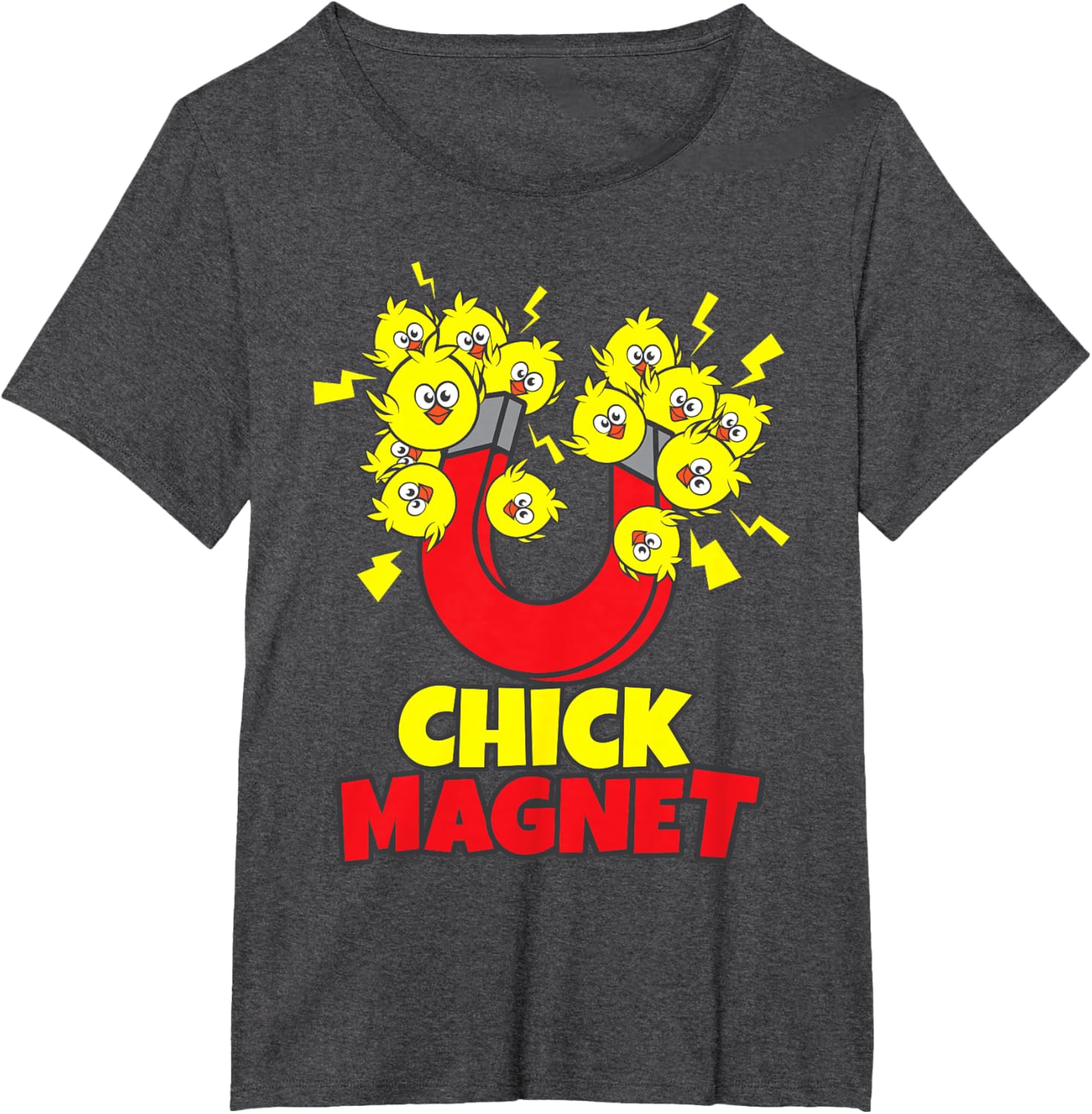 Men's Funny Easter Boys Chick Magnet Yellow Chicks Dig Me T-Shirt