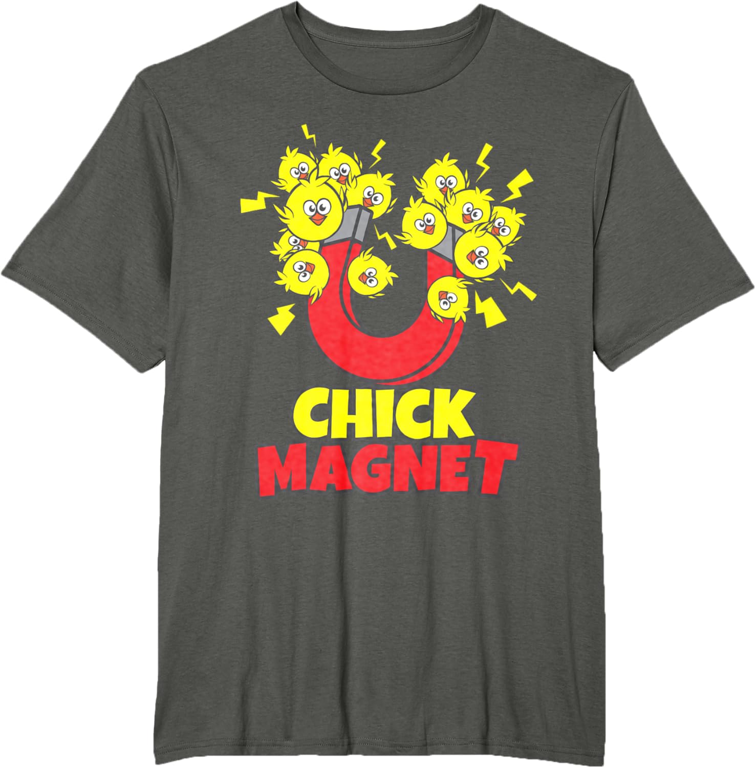 Men's Funny Easter Boys Chick Magnet Yellow Chicks Dig Me T-Shirt