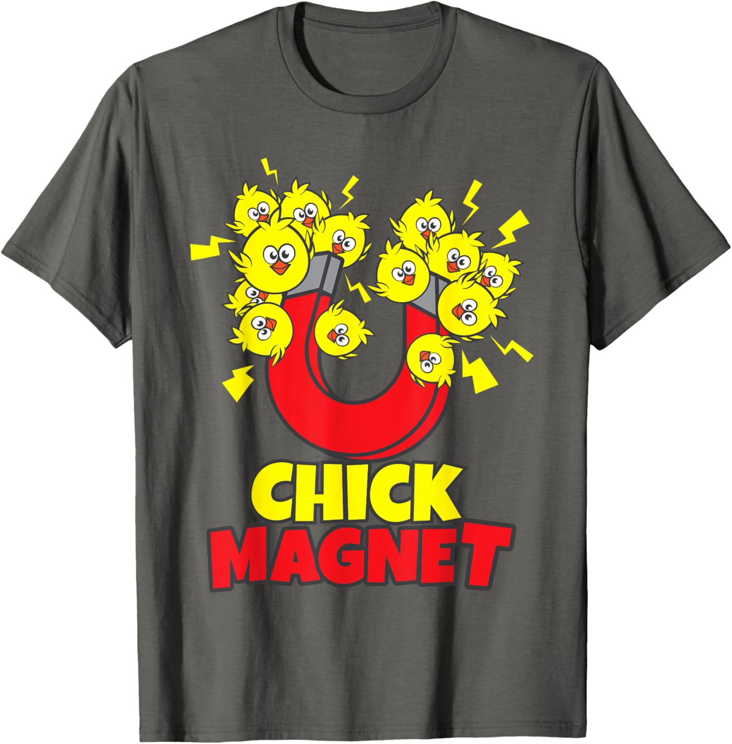 Men's Funny Easter Boys Chick Magnet Yellow Chicks Dig Me T-Shirt