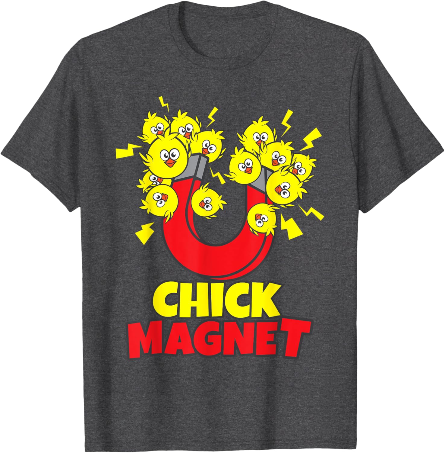 Men's Funny Easter Boys Chick Magnet Yellow Chicks Dig Me T-Shirt