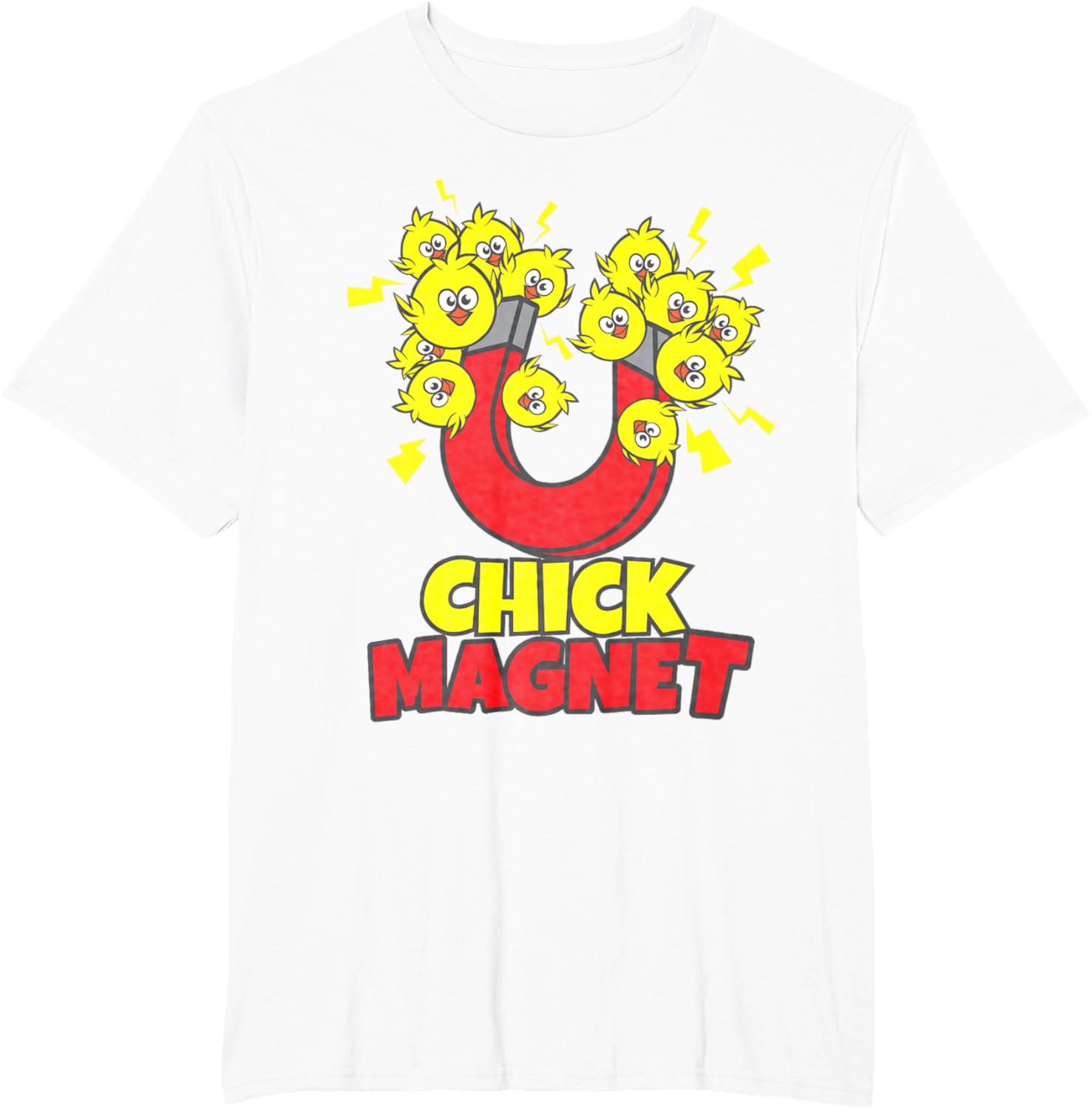 Men's Funny Easter Boys Chick Magnet Yellow Chicks Dig Me T-Shirt