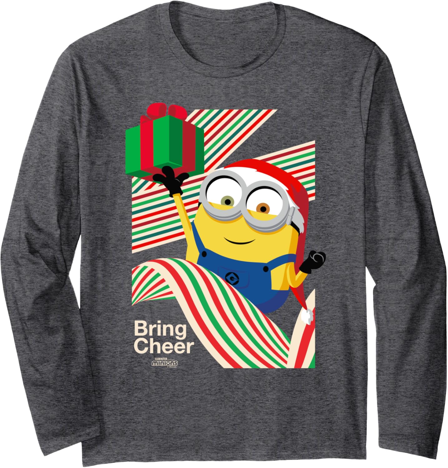 Minions Holidays Bob Bring Cheer Long Sleeve T-Shirt