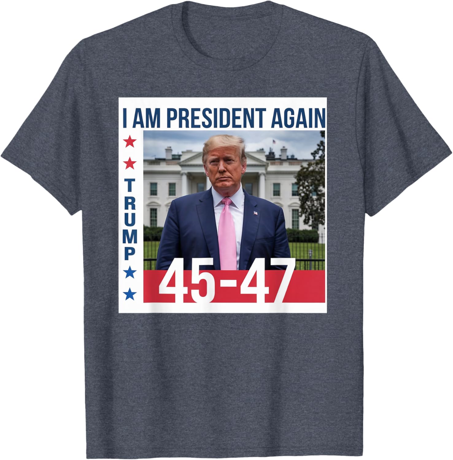 New president usa America 2024 trump president 47 T-Shirt