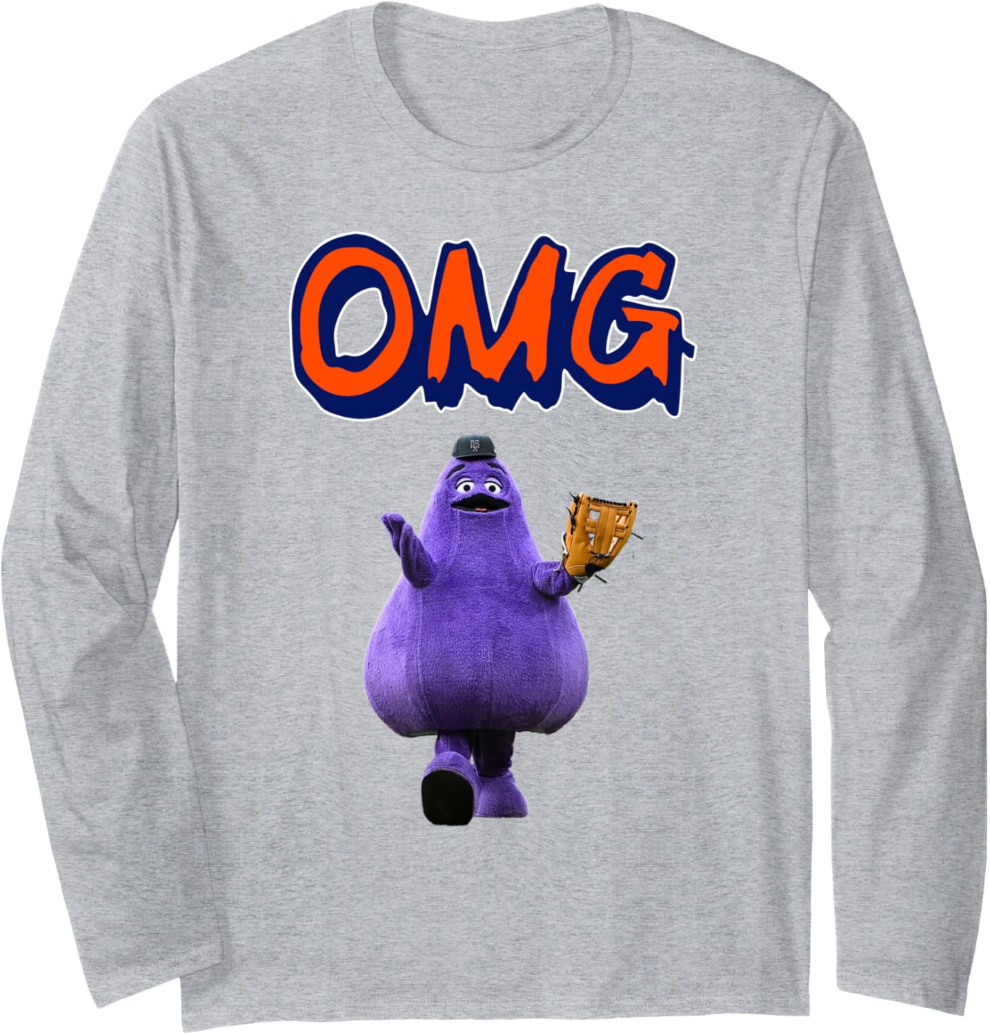 New York - Grimace OMG Long Sleeve T-Shirt