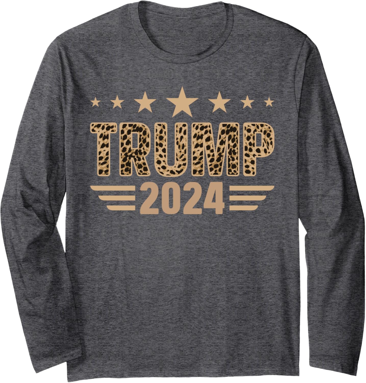 Nice Graphic Donald Trump Shirt Trump 2024 Cheetah Long Sleeve T-Shirt