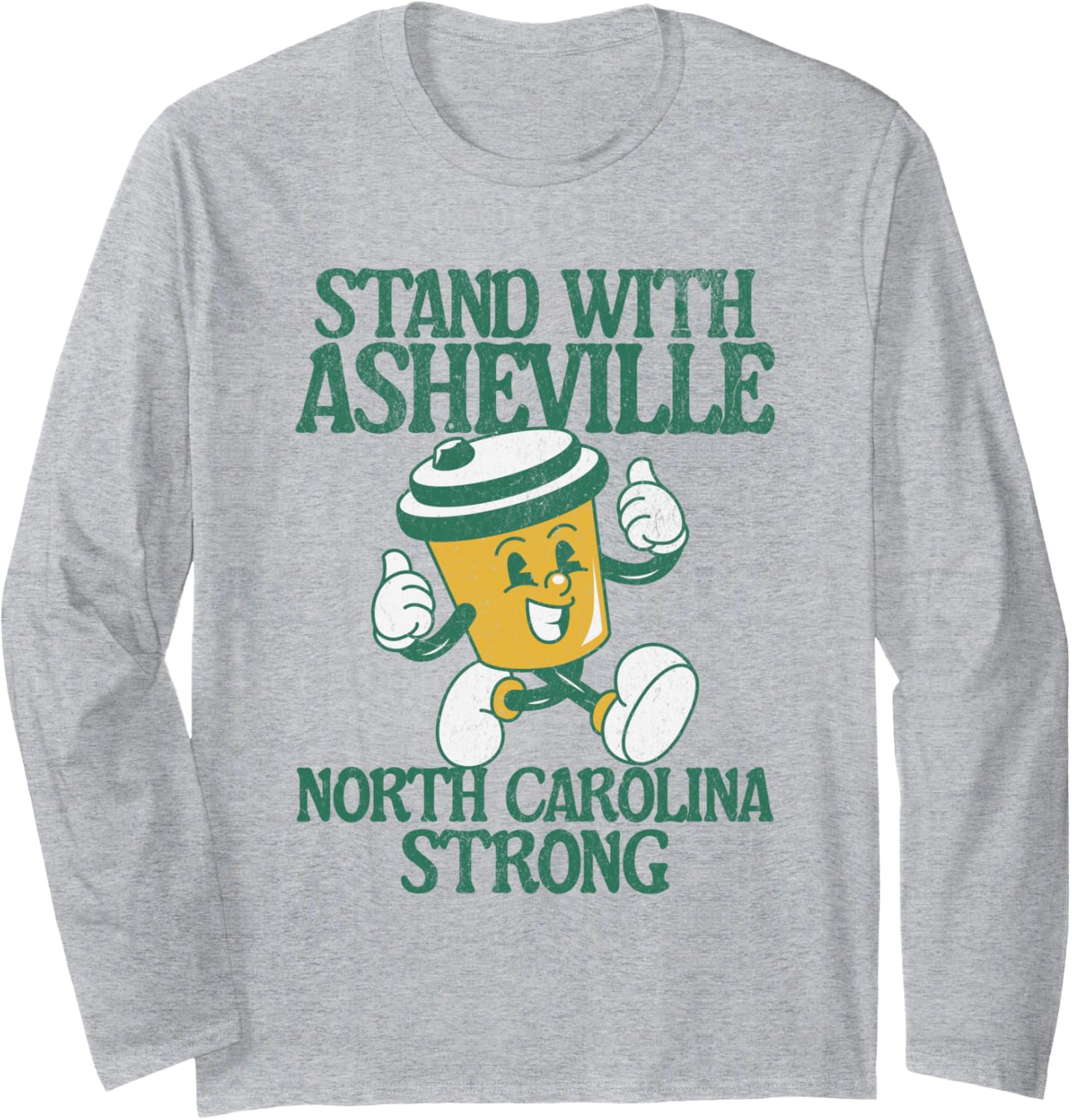 North Carolina Strong Asheville NC Stand With Asheville 2024 Long Sleeve T-Shirt