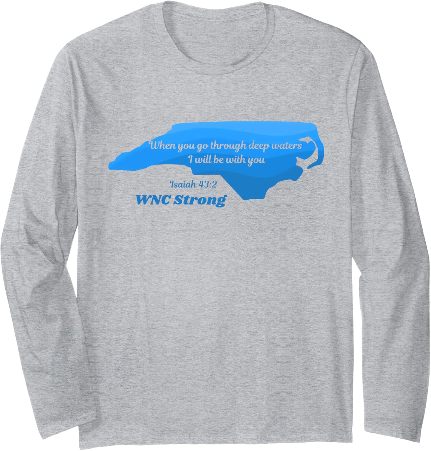 North Carolina wnc strong Appalachian strong Long Sleeve T-Shirt