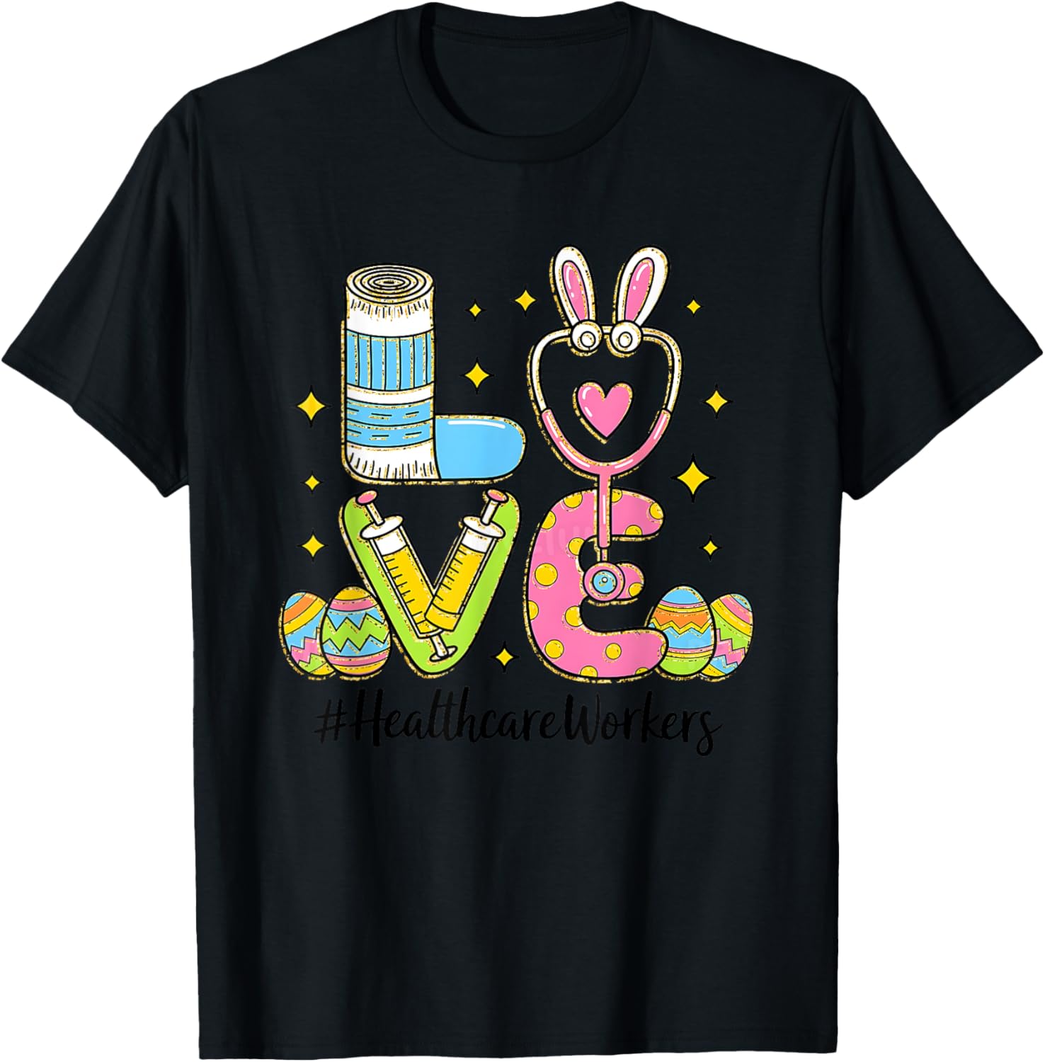 Nurse Easter Easter Bunny Nurse Coquette Happy Easter Bunny T-Shirt