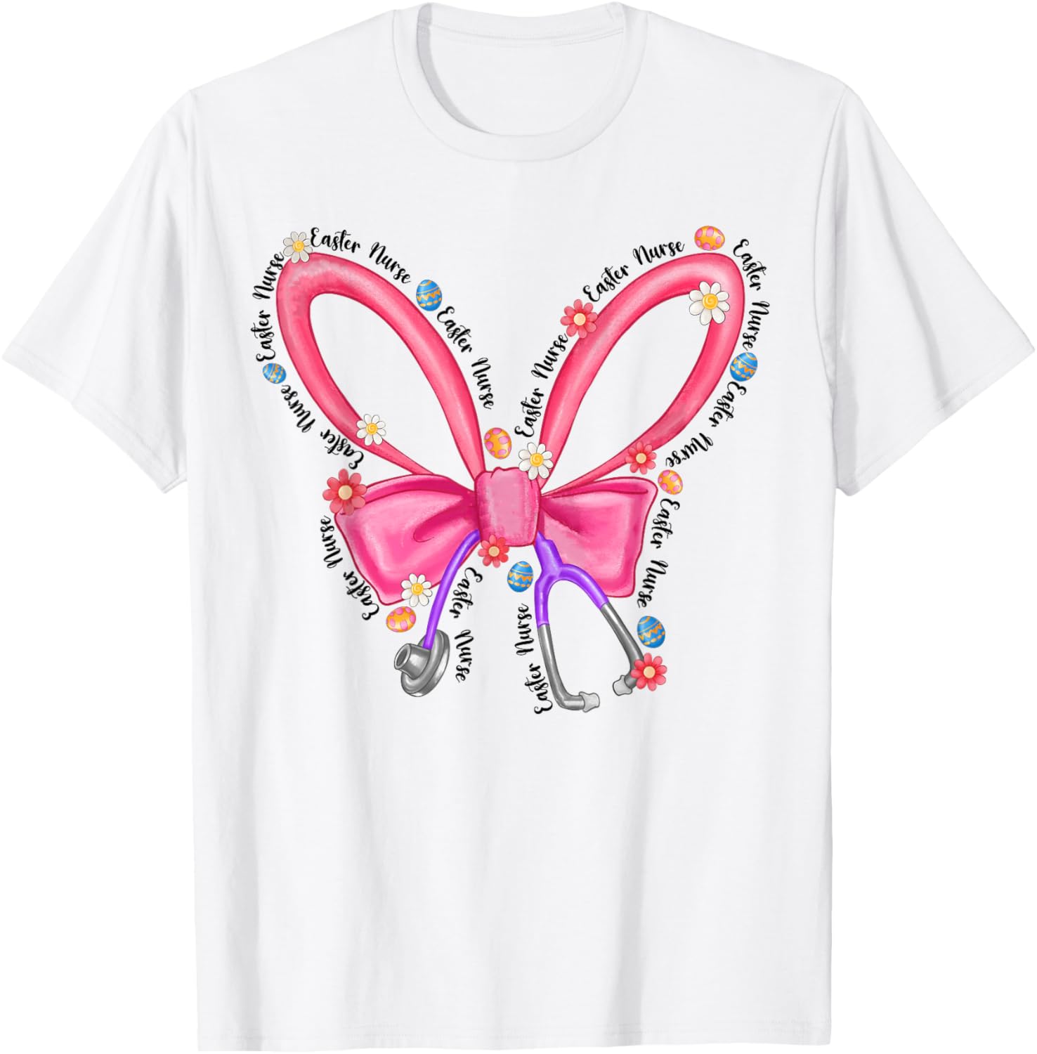 Nurse Easter Easter Bunny Nurse Coquette Happy Easter Bunny T-Shirt