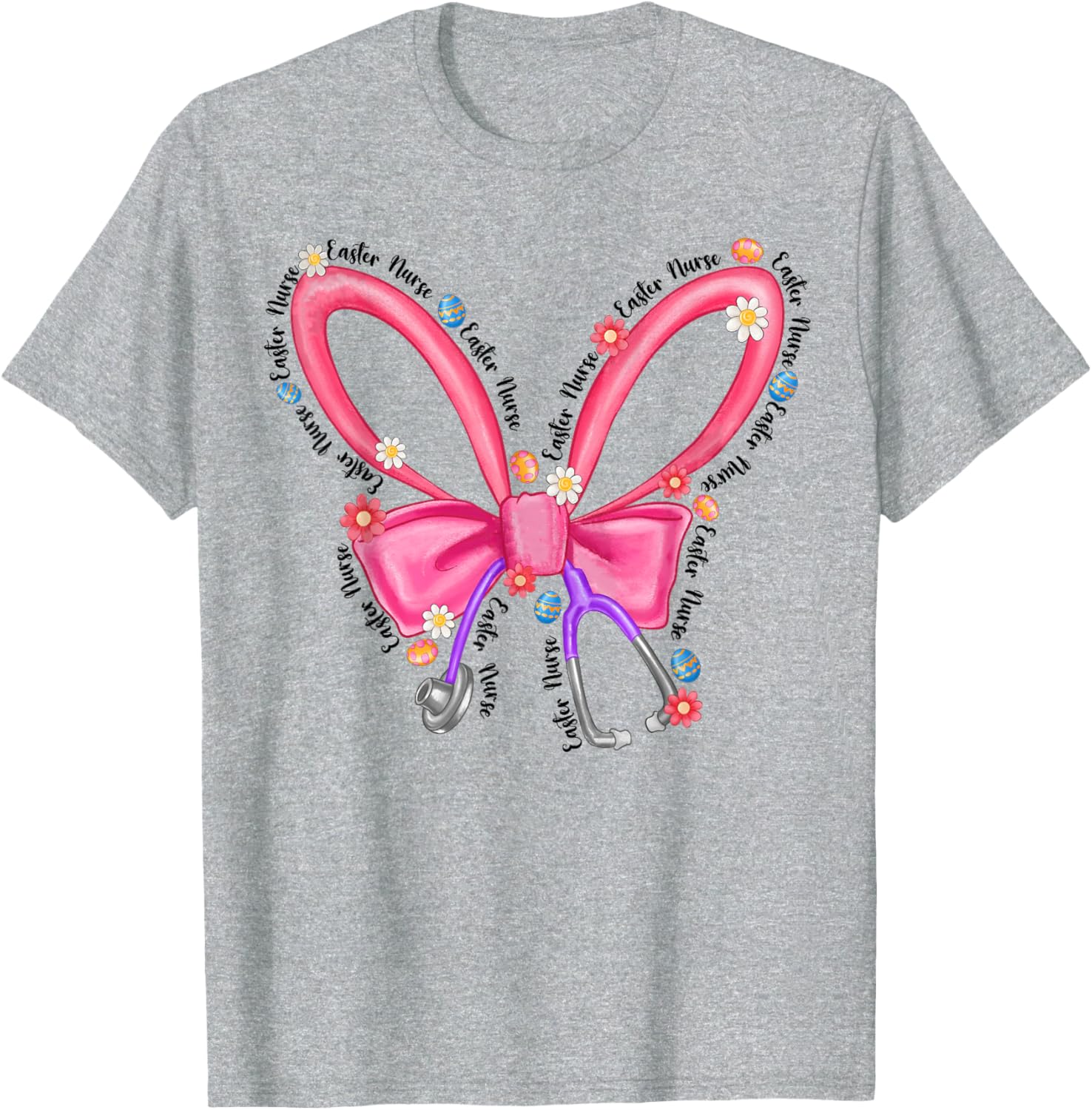 Nurse Easter Easter Bunny Nurse Coquette Happy Easter Bunny T-Shirt