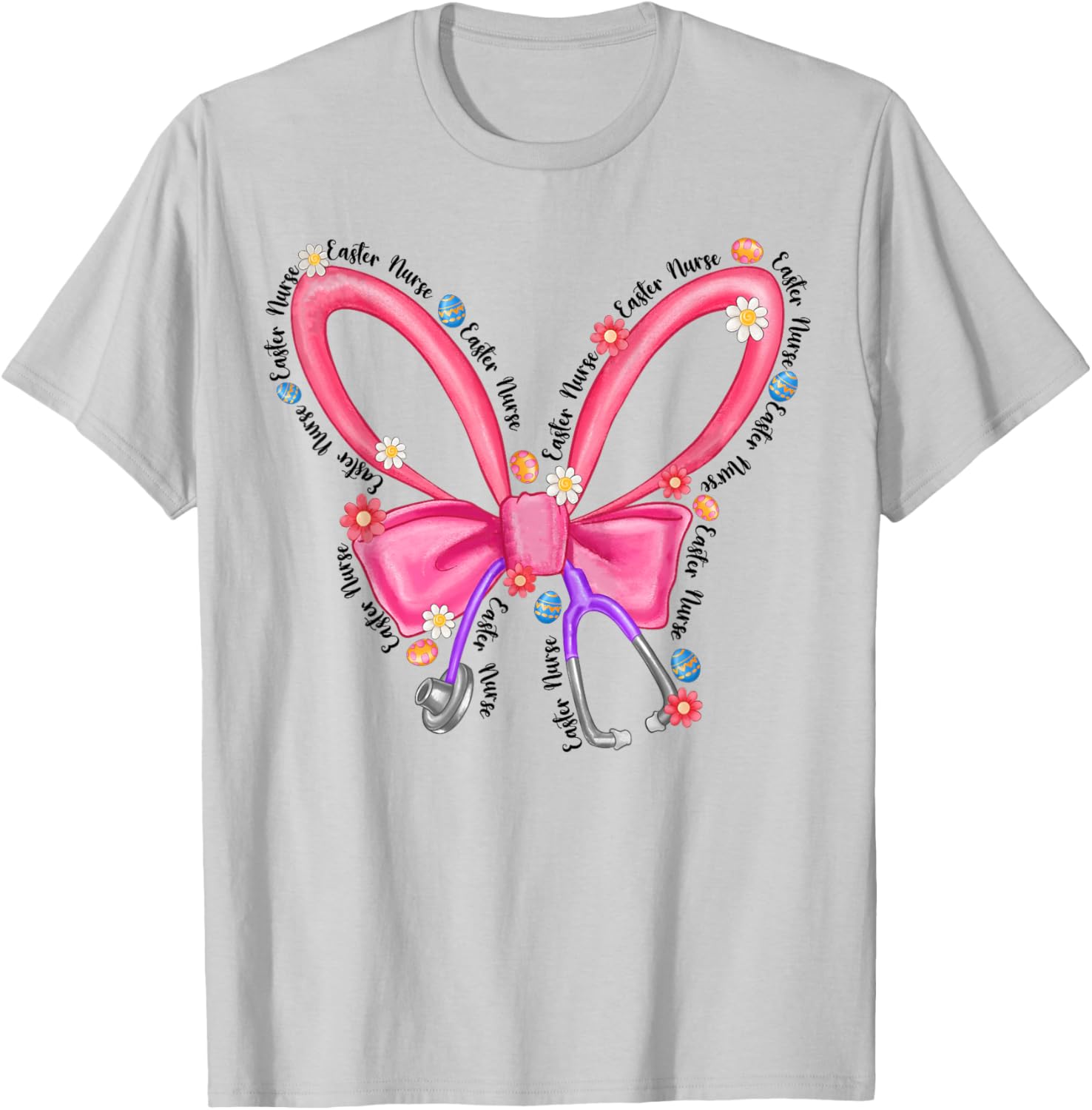 Nurse Easter Easter Bunny Nurse Coquette Happy Easter Bunny T-Shirt