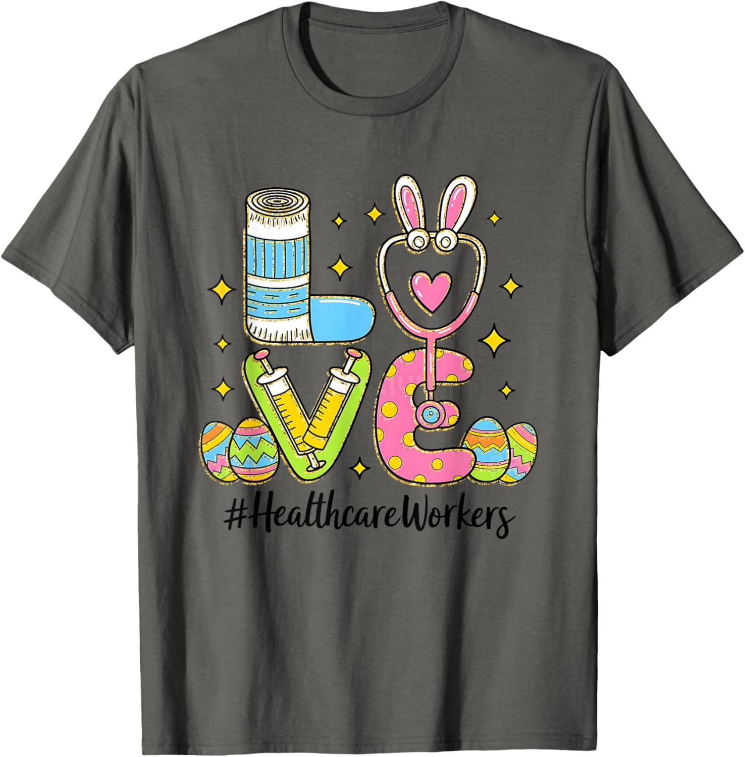 Nurse Easter Easter Bunny Nurse Coquette Happy Easter Bunny T-Shirt