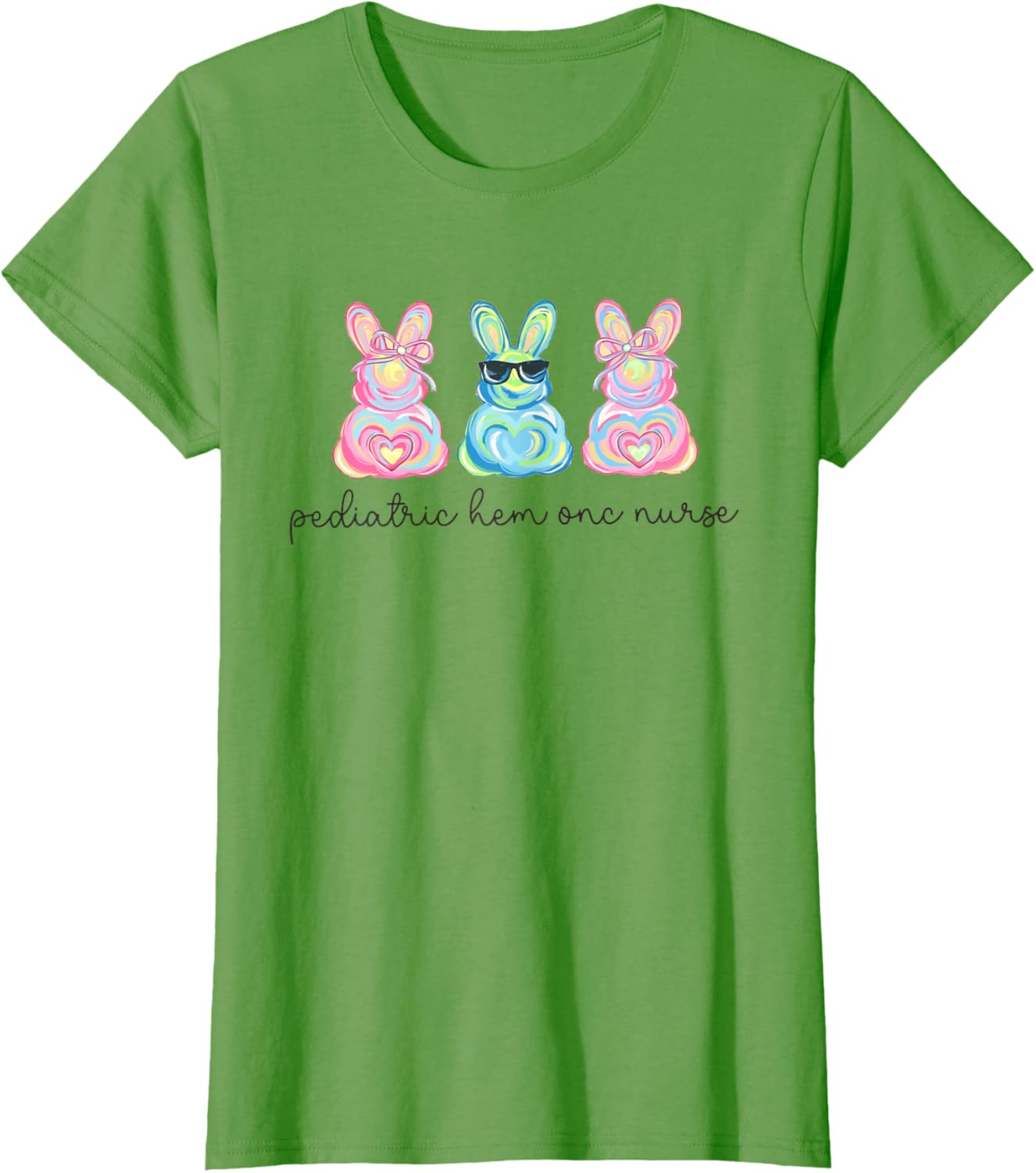 Peds Nurse Easter Bunny Coquette Pediatric RN Student Grad T-Shirt