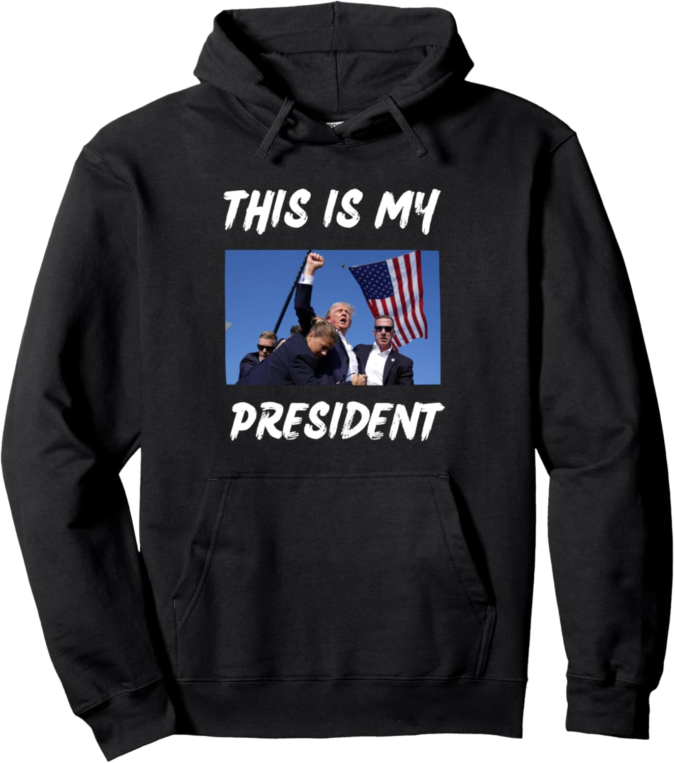 President Donald Trump Inauguration 2025 Memorabilia Pullover Hoodie