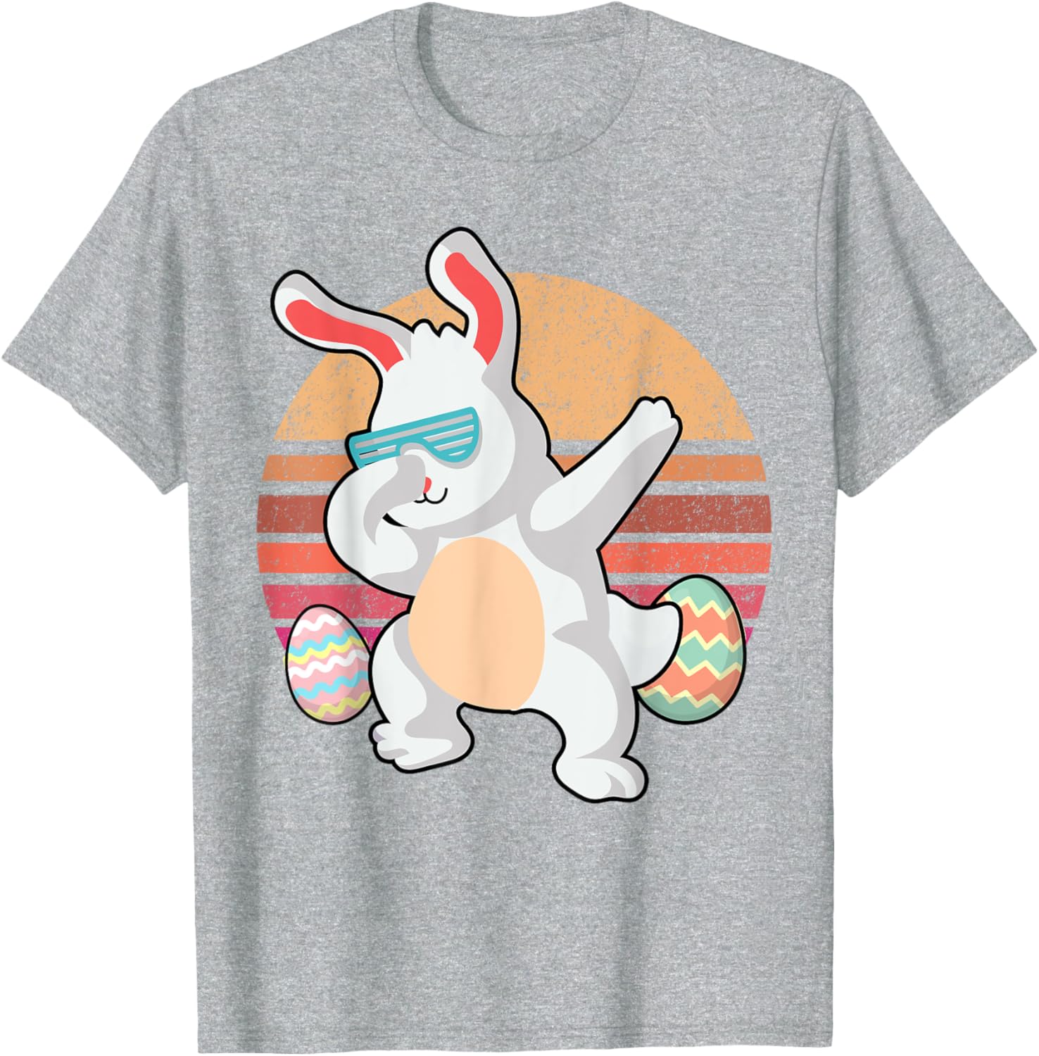 Rabbit Dabbing Too Hip To Hop Bunny Funny Easter Day T-Shirt