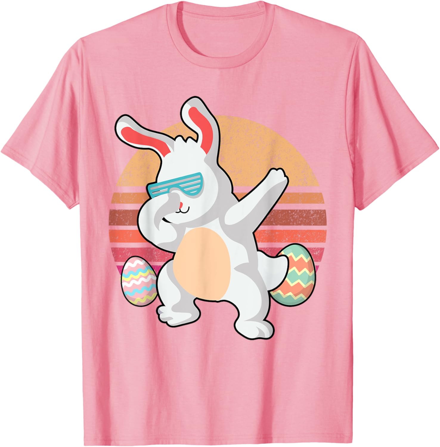 Rabbit Dabbing Too Hip To Hop Bunny Funny Easter Day T-Shirt