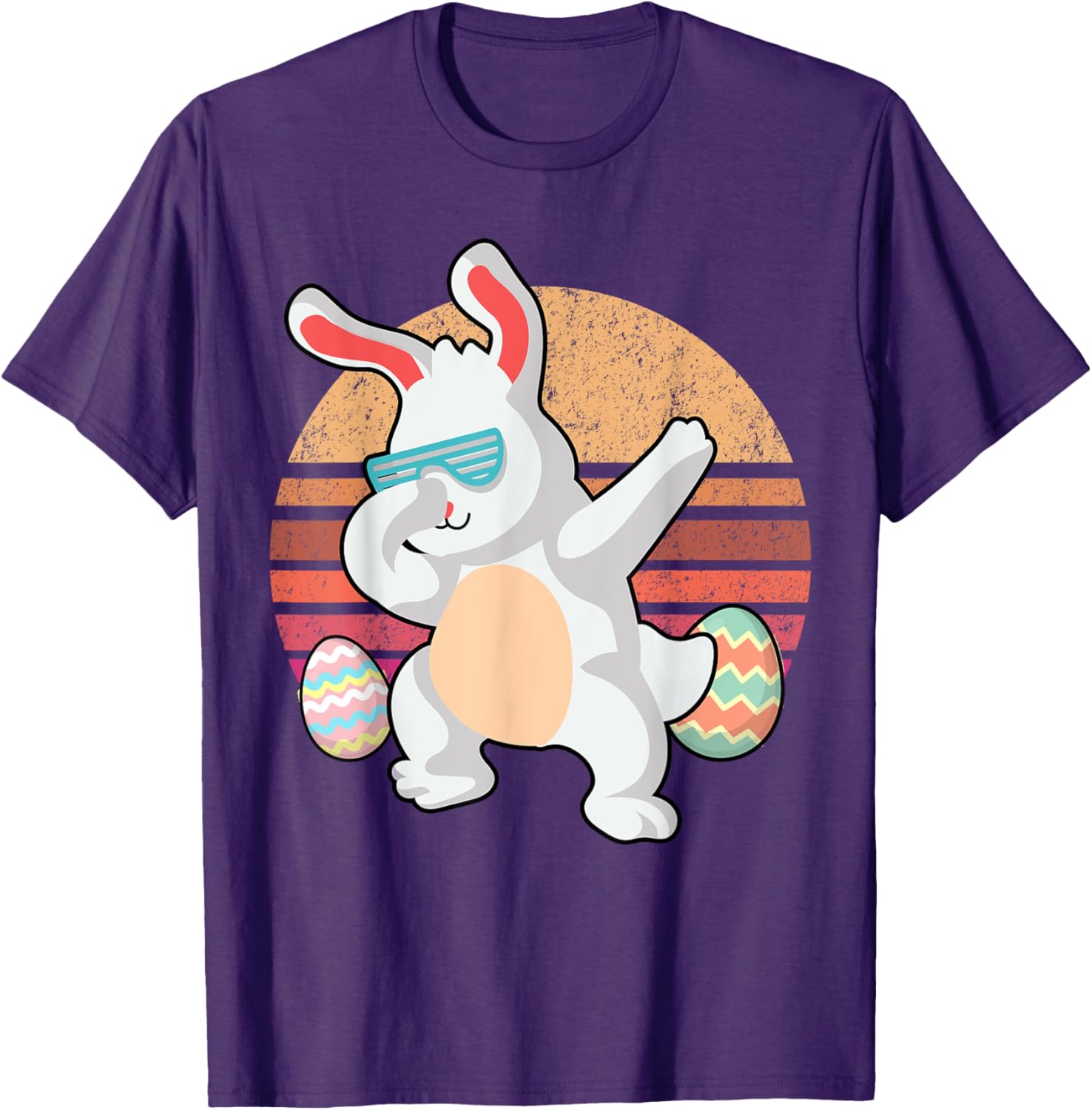 Rabbit Dabbing Too Hip To Hop Bunny Funny Easter Day T-Shirt